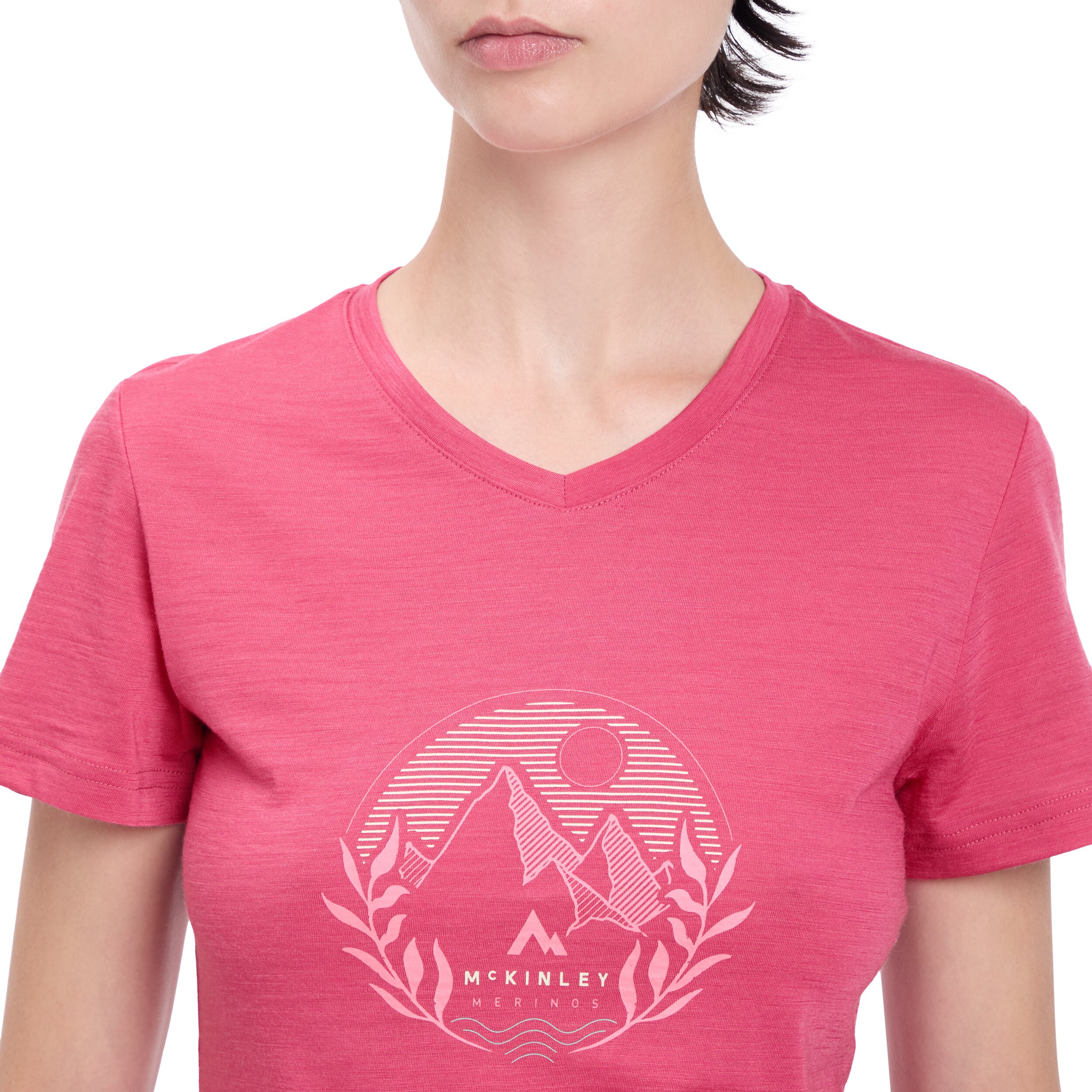McKINLEY Da.-T-Shirt Shay III W PINK DARK – Bild 2