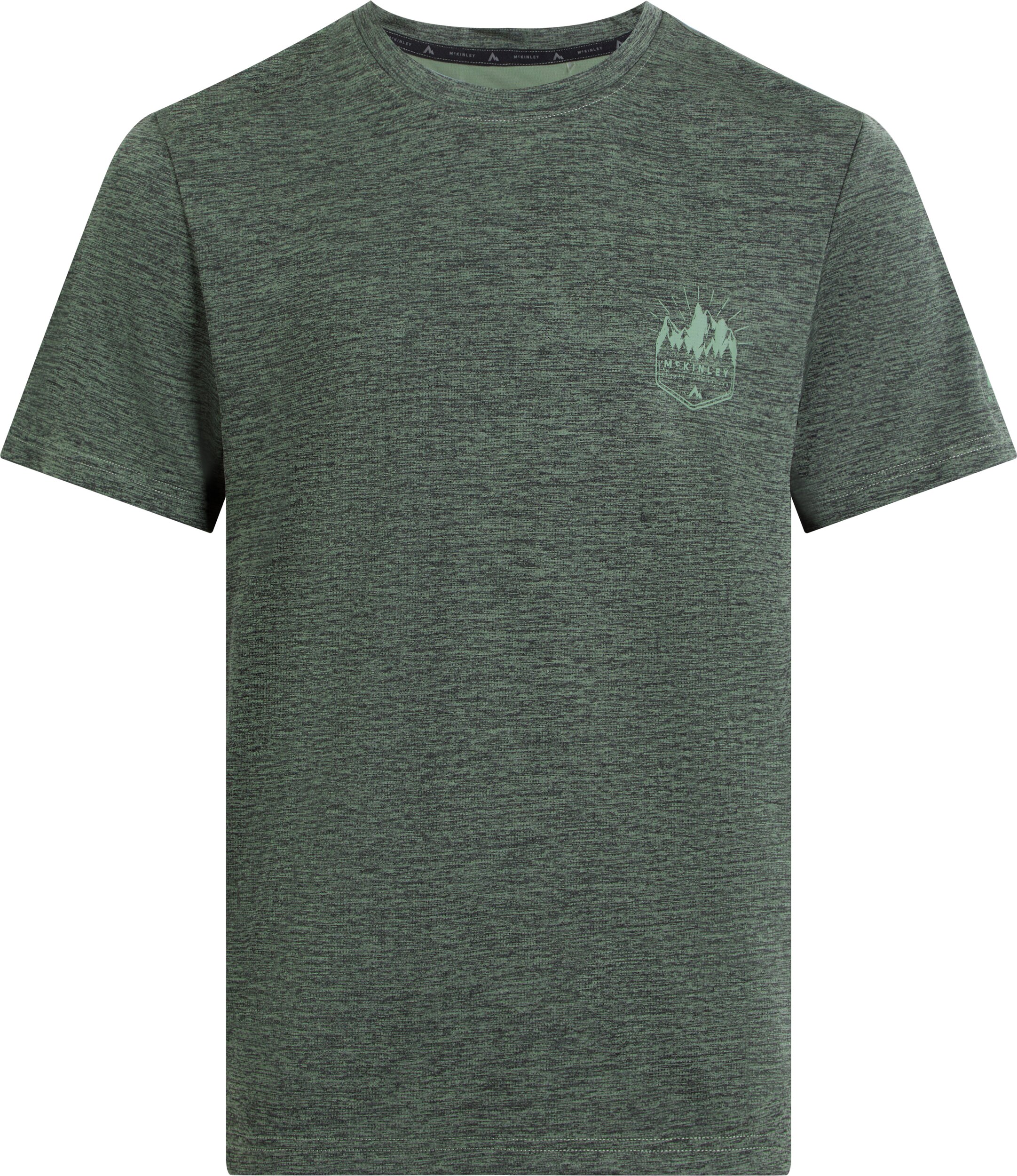 McKINLEY He.-T-Shirt Hunu II M MELANGE/BLACK NIGHT/