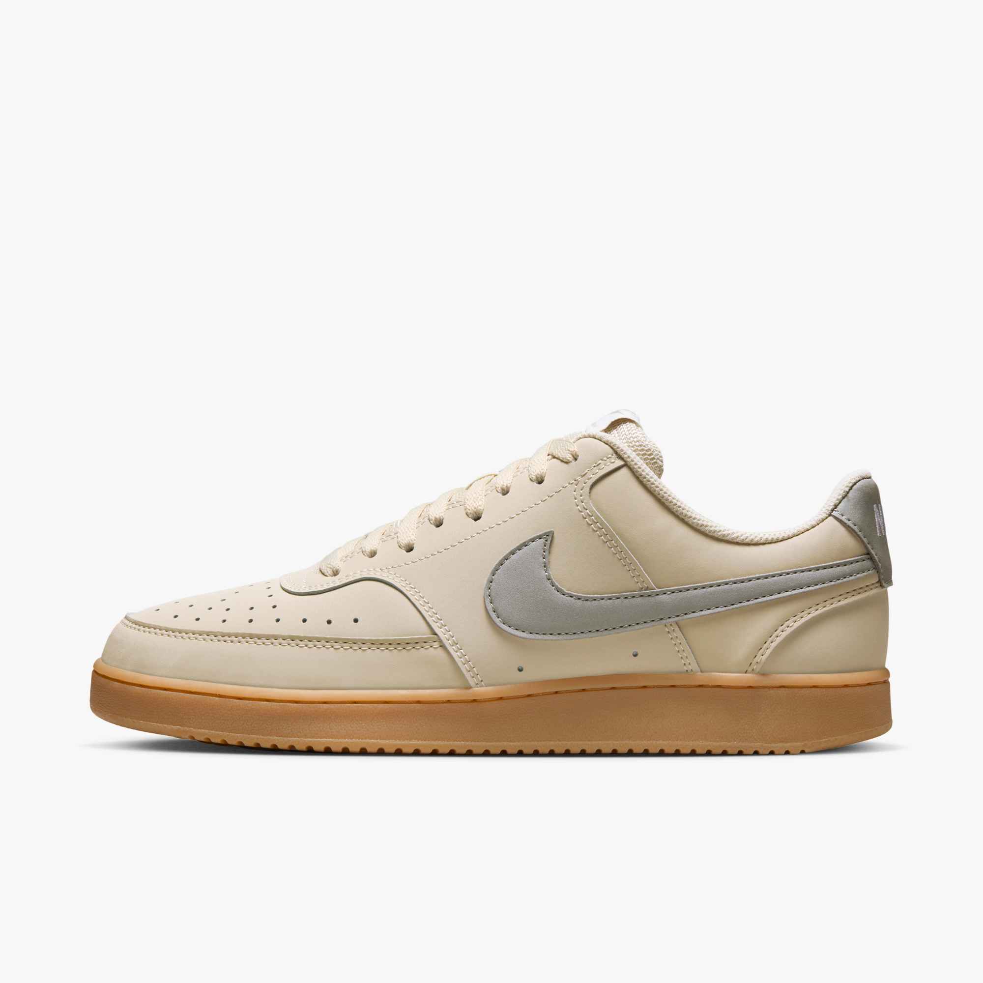 NIKE NIKE COURT VISION LO V2 NBK LT KHAKI/SPRUCE FOG-GUM LIGHT – Bild 4