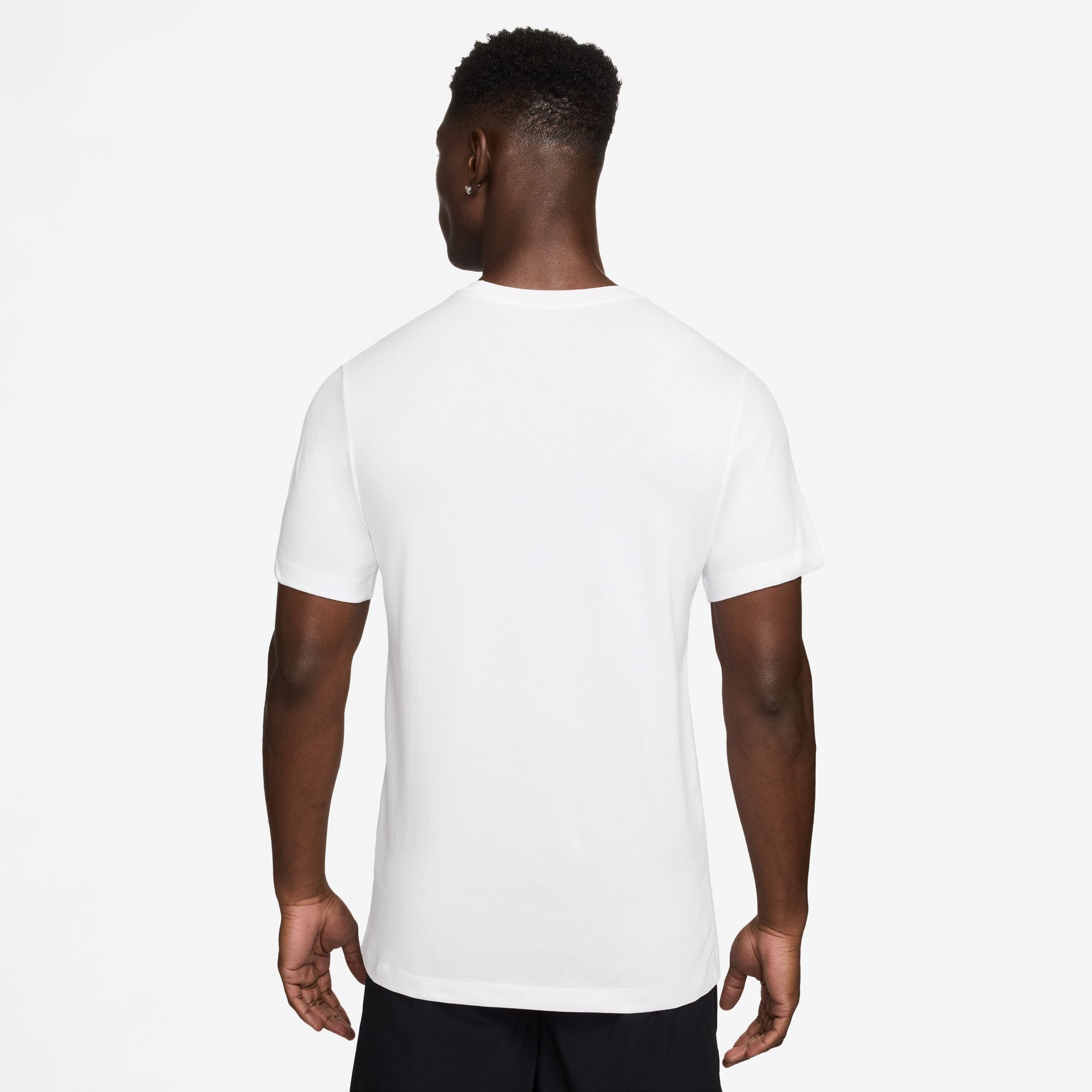NIKE M NK DF TEE WINNING WHITE/BLACK – Bild 2