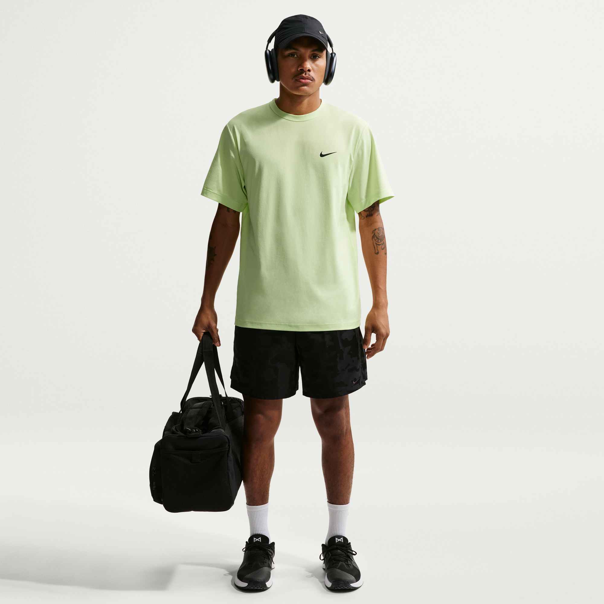 NIKE M NK DF UV HYVERSE SS LT LIQUID LIME/BLACK