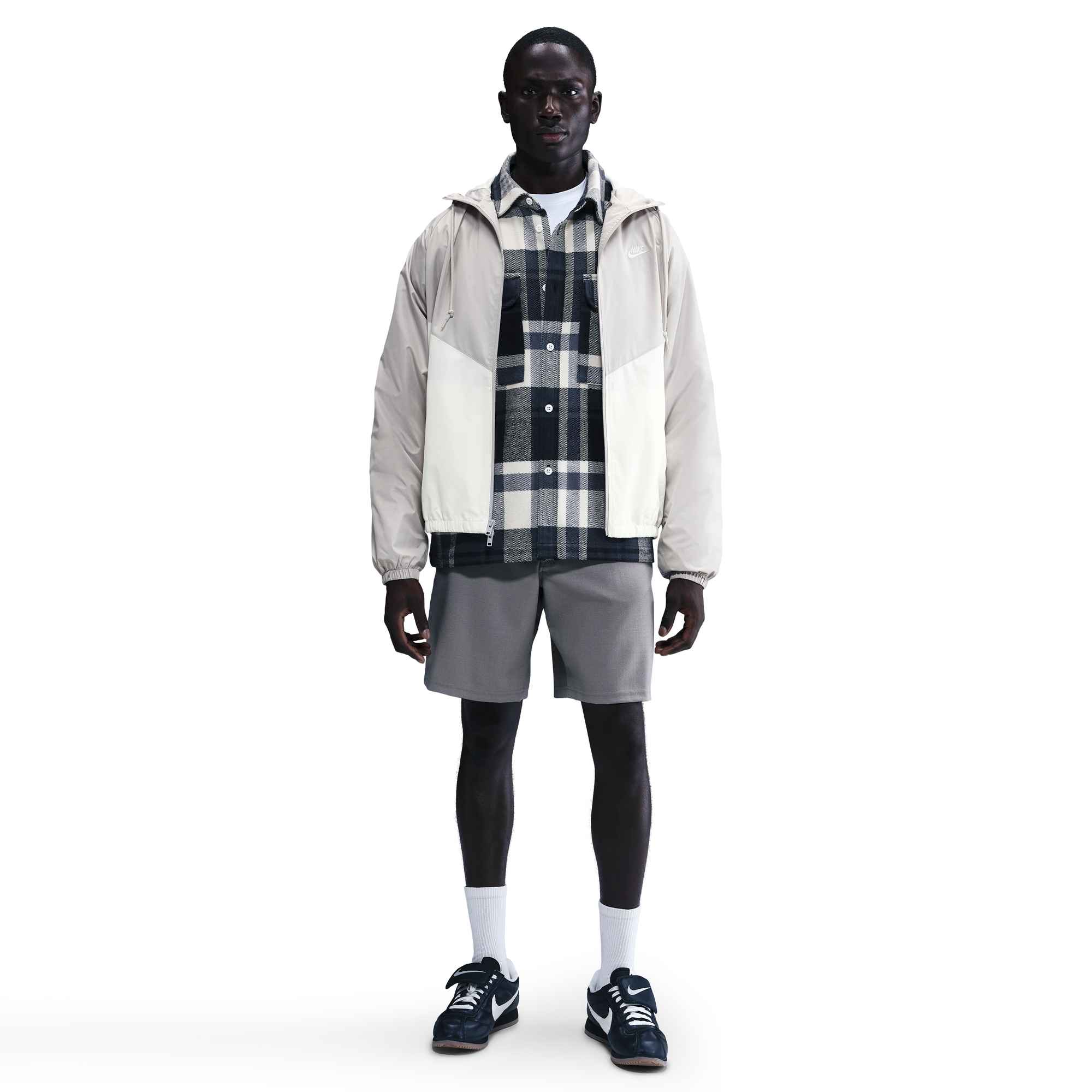 NIKE M NK WR LND JKT 26 LT IRON ORE/SAIL/SAIL