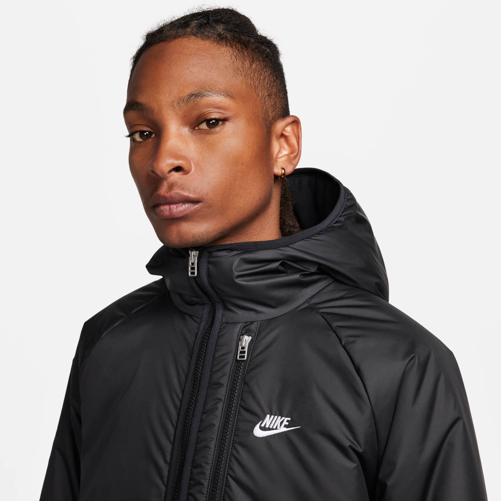NIKE M NSW TF RPL LEGACY HD JKT BLACK – Bild 3