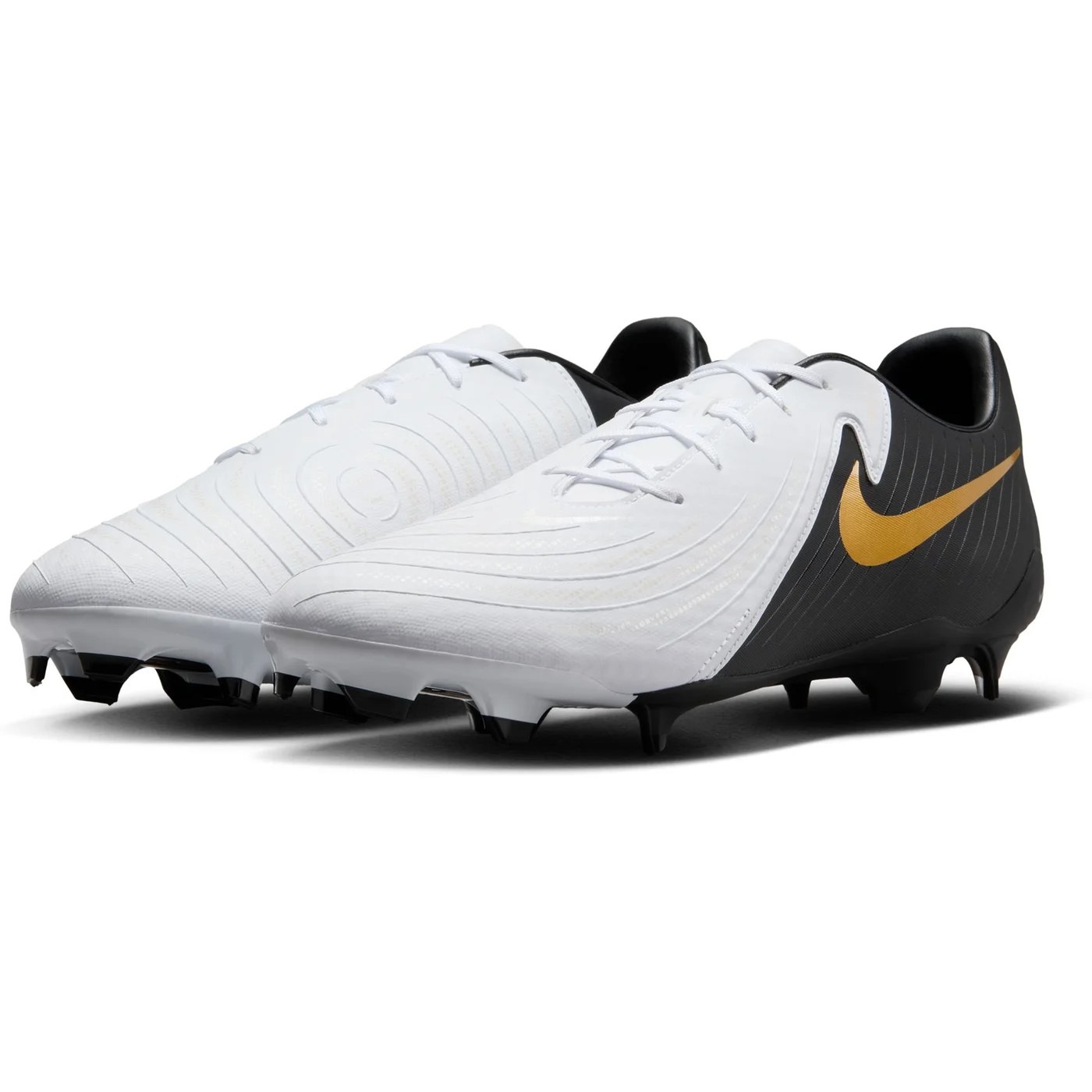 NIKE PHANTOM GX II ACADEMY FG/MG WHITE/BLACK-MTLC GOLD COIN – Bild 5