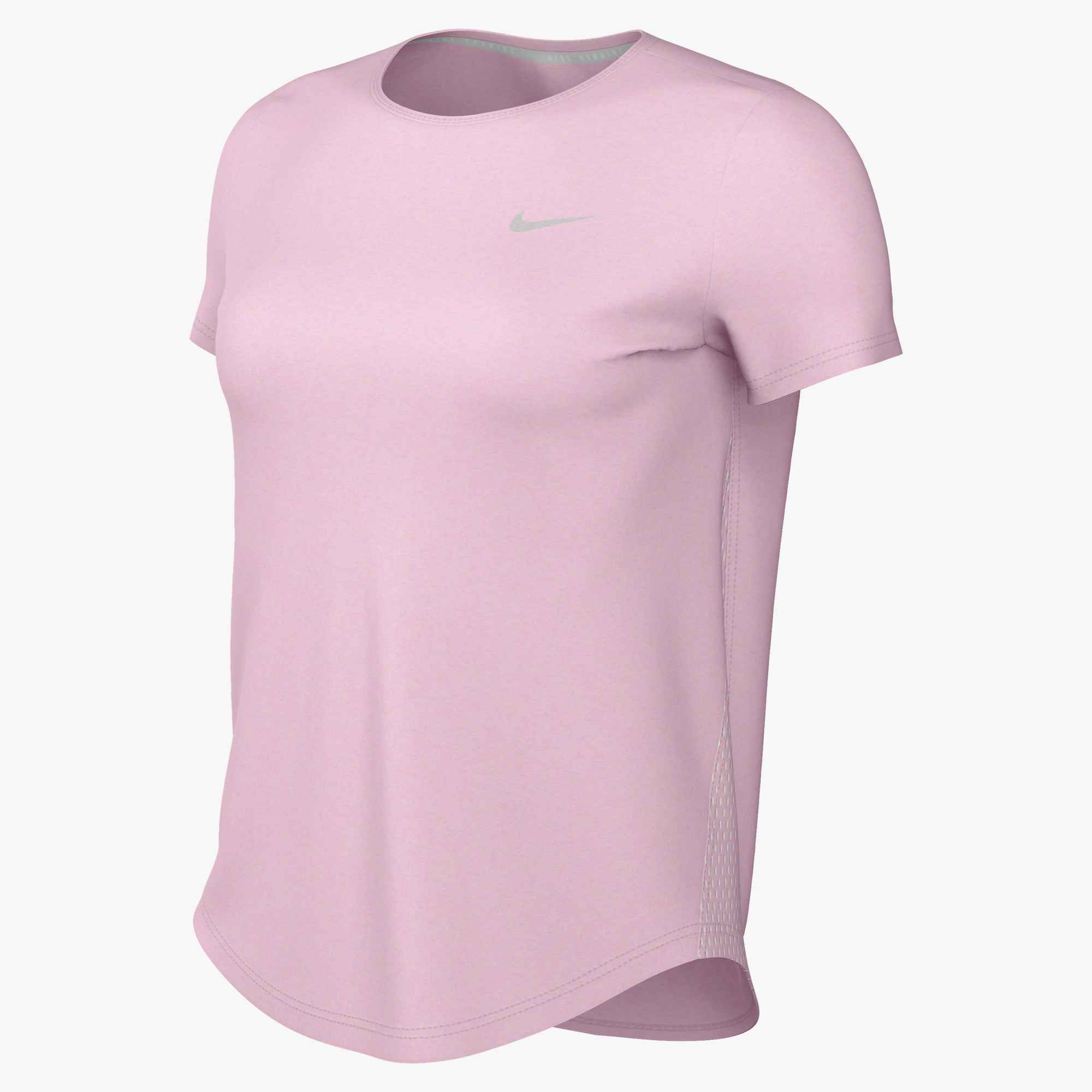 NIKE W NK TEMPO DF SS TOP PINK FOAM/REFLECTIVE SILV – Bild 3