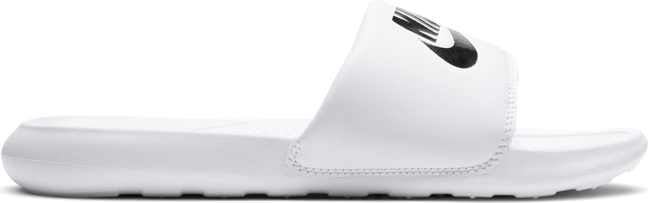NIKE W NIKE VICTORI ONE SLIDE WHITE/BLACK-WHITE