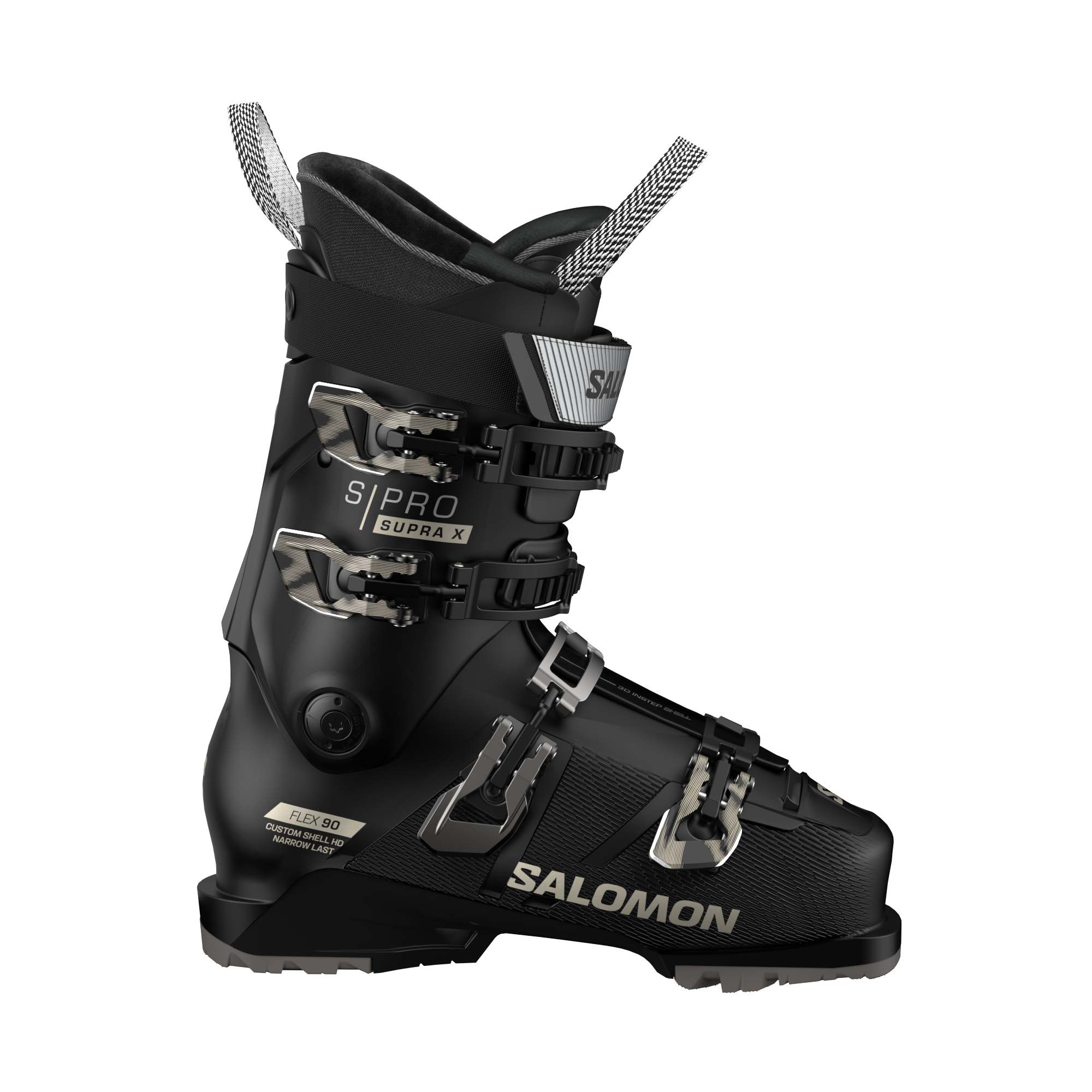SALOMON ALP. BOOTS S/PRO SUPRA X90 W GW BLACK/LIGHT BRONZE