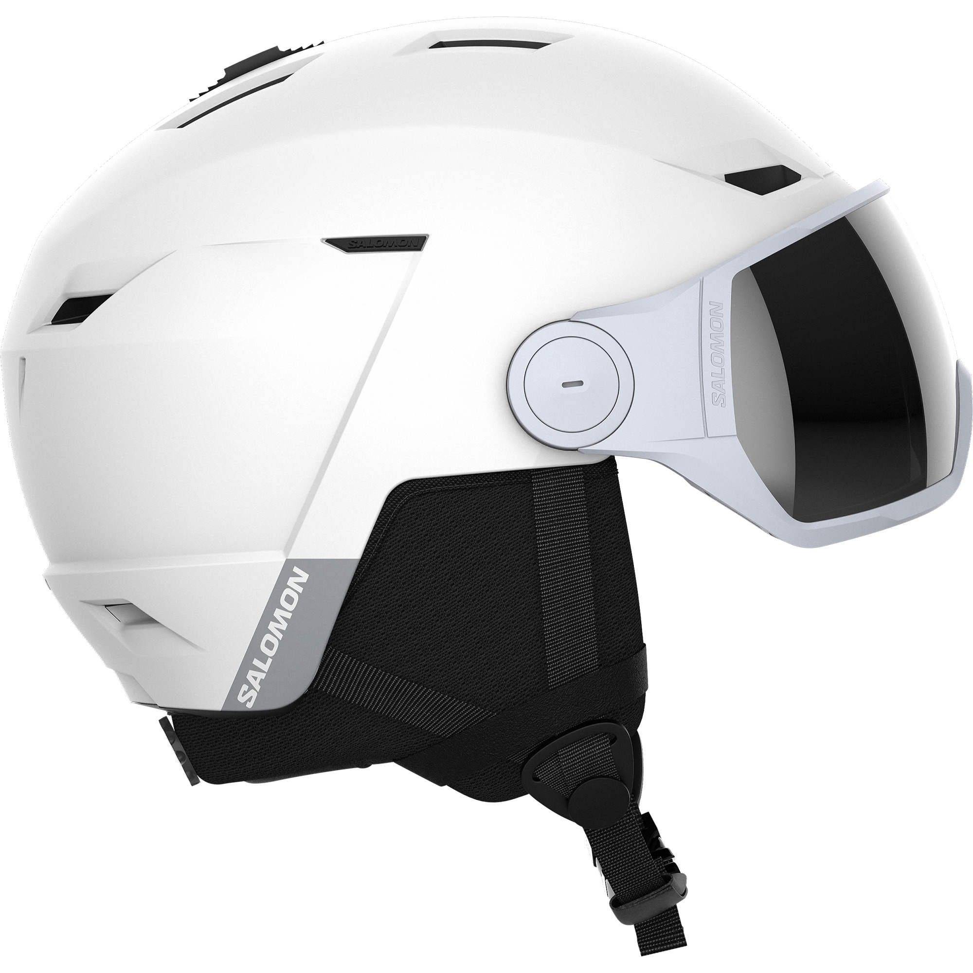 SALOMON HELMET ICON LT VISOR White/Uni WHITE/