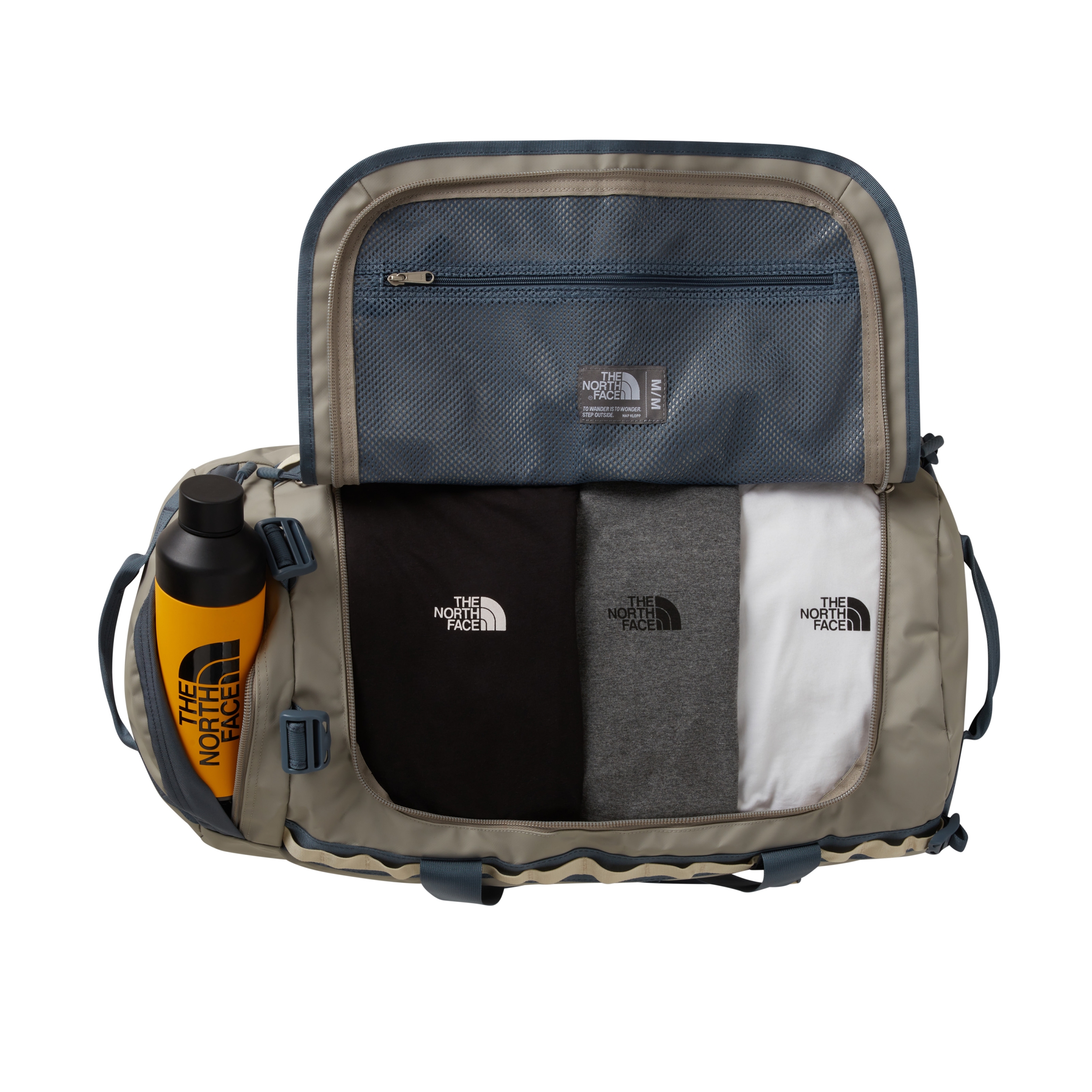 THE NORTH FACE BASE CAMP DUFFEL - M STONE SLAB/GRANITE GREY – Bild 2