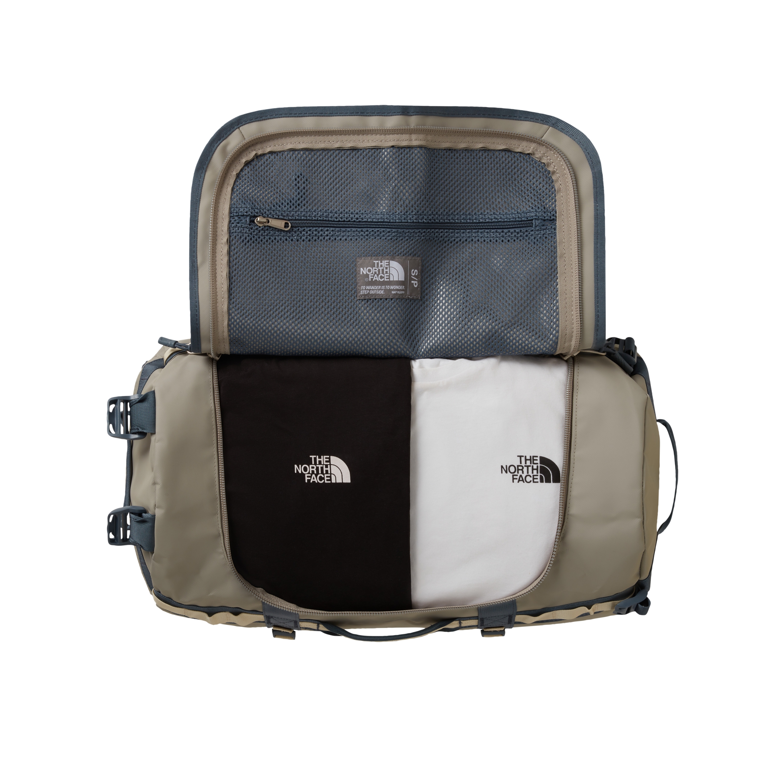 THE NORTH FACE BASE CAMP DUFFEL - S STONE SLAB/GRANITE GREY – Bild 2
