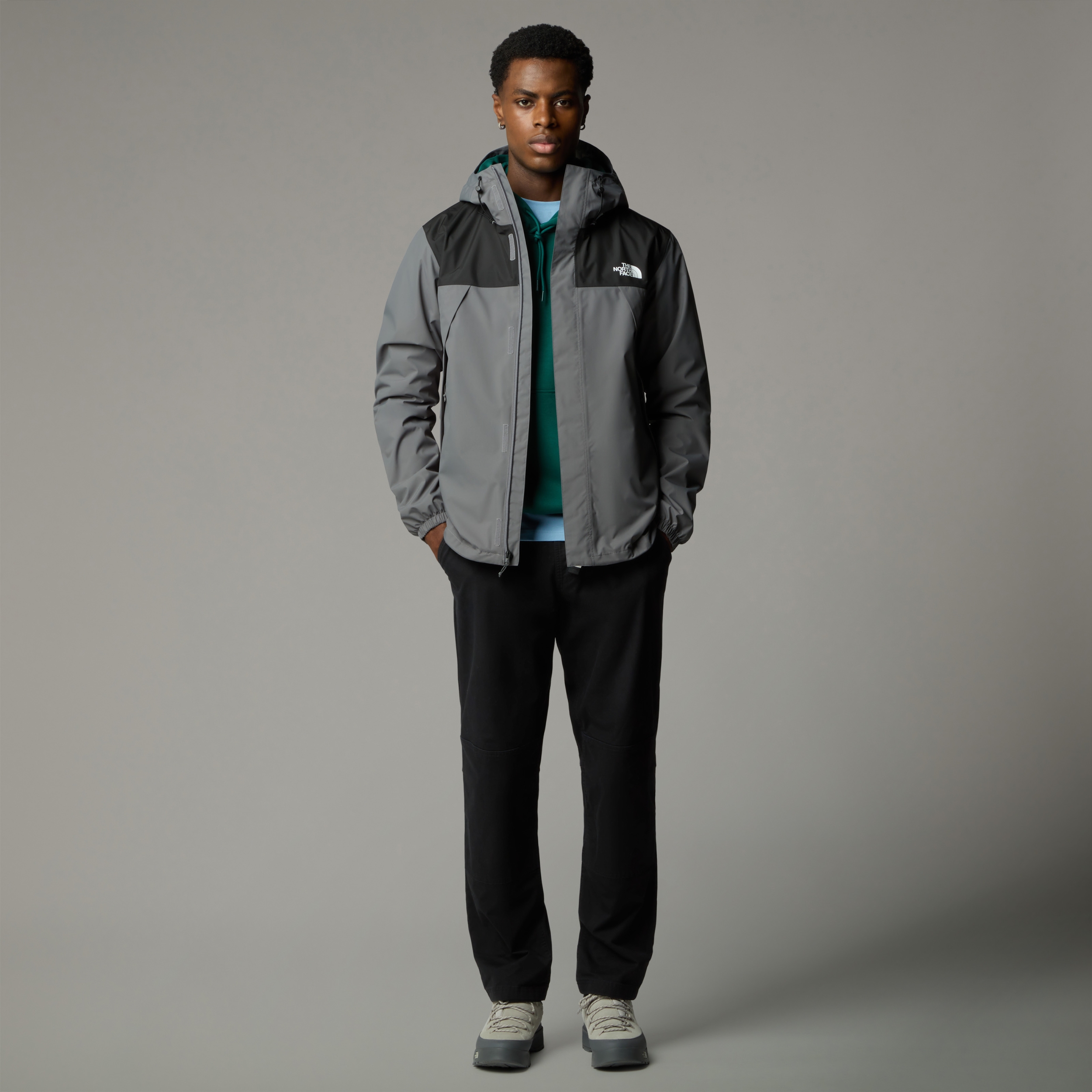 THE NORTH FACE M ANTORA JACKET SMOKED PEARL/TNF BLACK/ – Bild 5