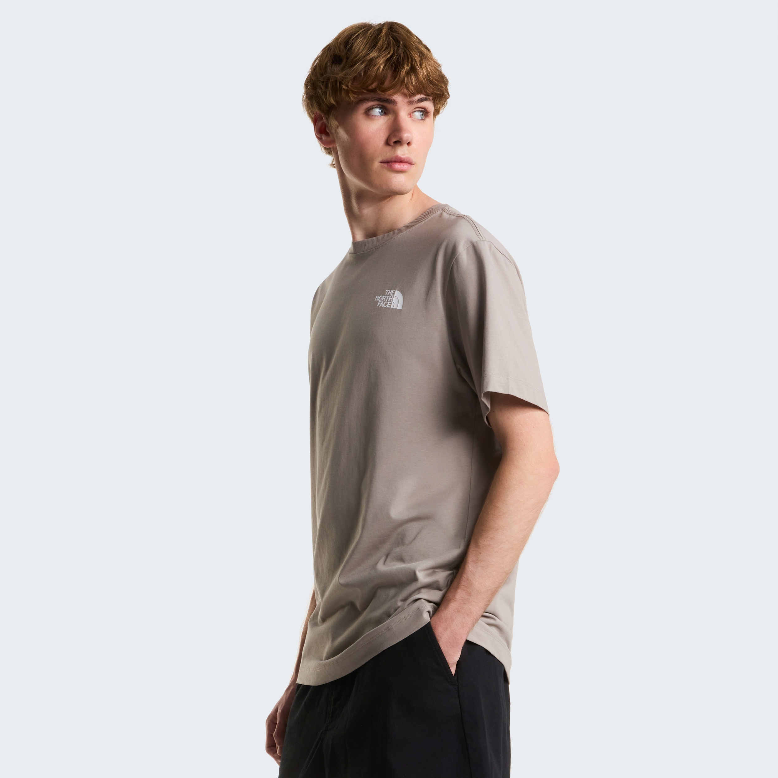 THE NORTH FACE M EVOLUTION BOX NSE REGULAR SHORT SLEEVE STONE SLAB – Bild 4