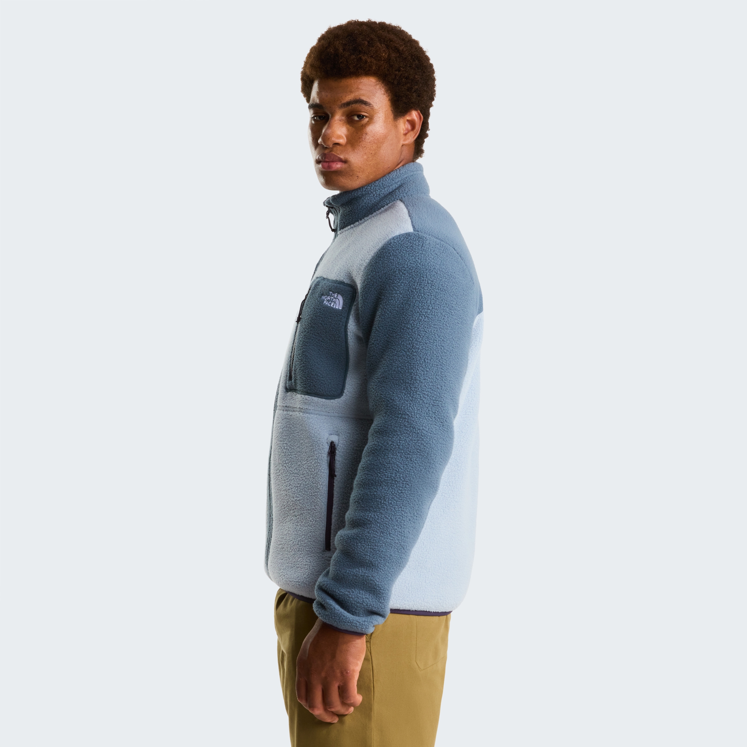 THE NORTH FACE M YUMIORI FULL ZIP FROST GREY/GRANITE GREY – Bild 5