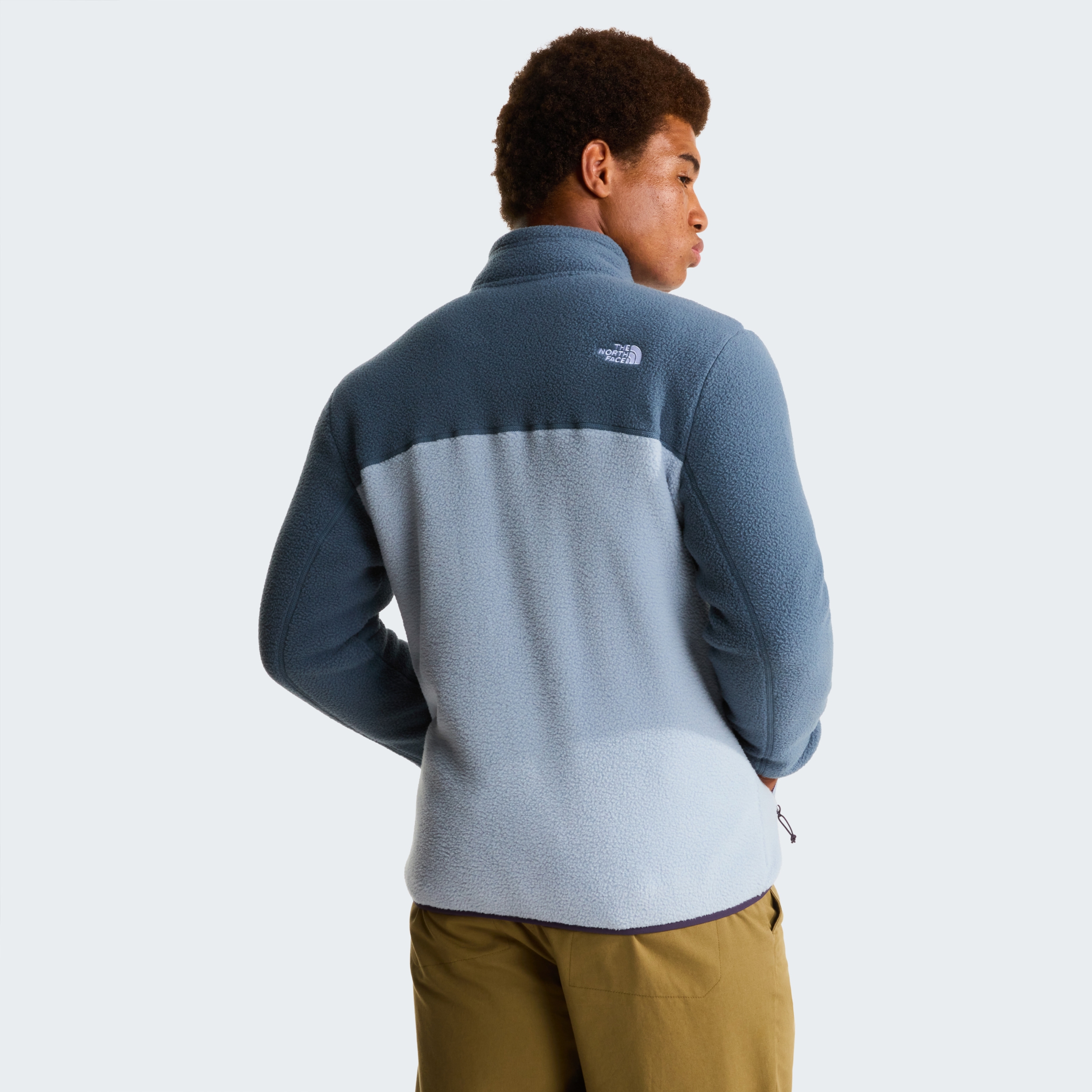 THE NORTH FACE M YUMIORI FULL ZIP FROST GREY/GRANITE GREY – Bild 6