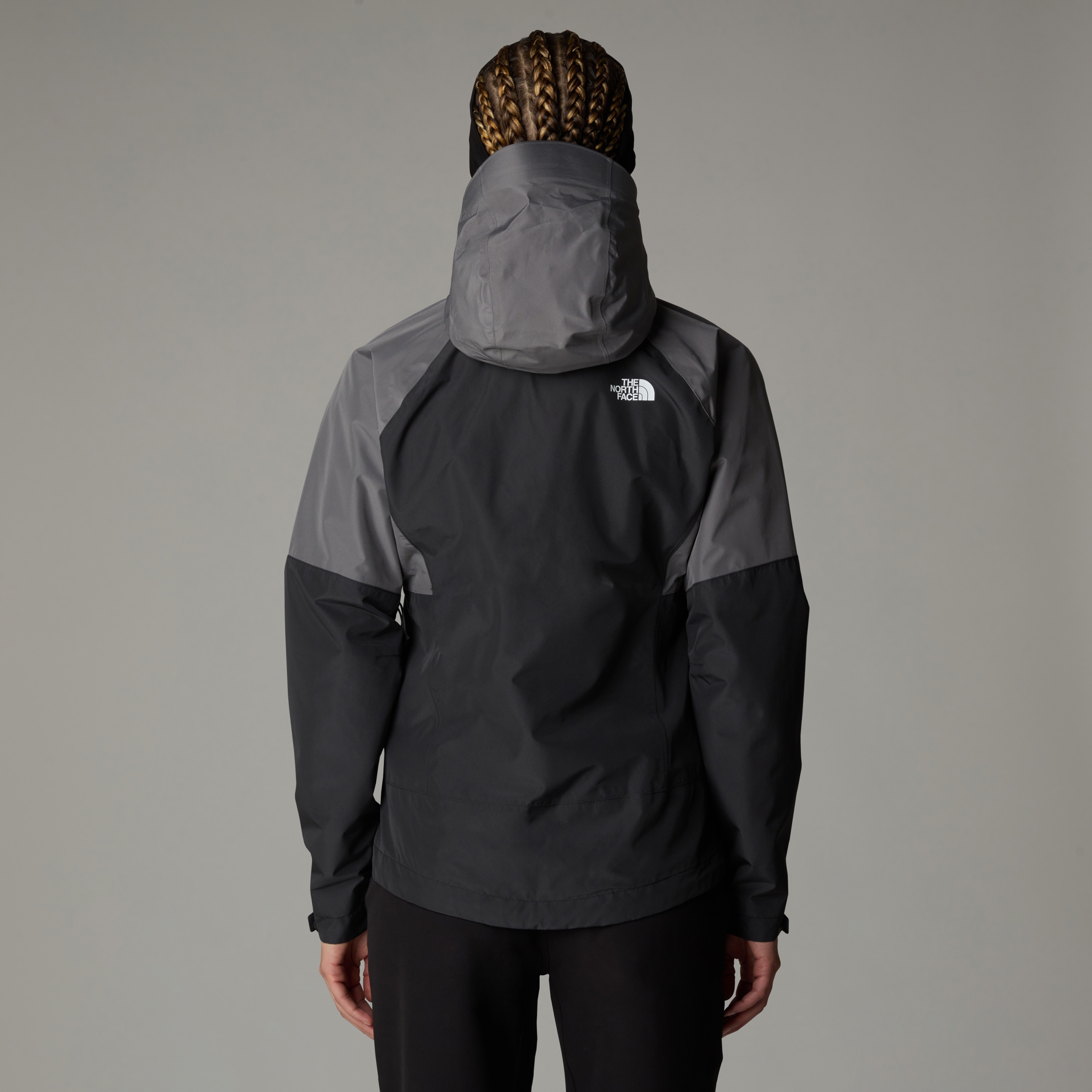THE NORTH FACE W DIABLO DYNAMIC ZIP-IN JACKET SMOKED PEARL/ASPHALT GR – Bild 3