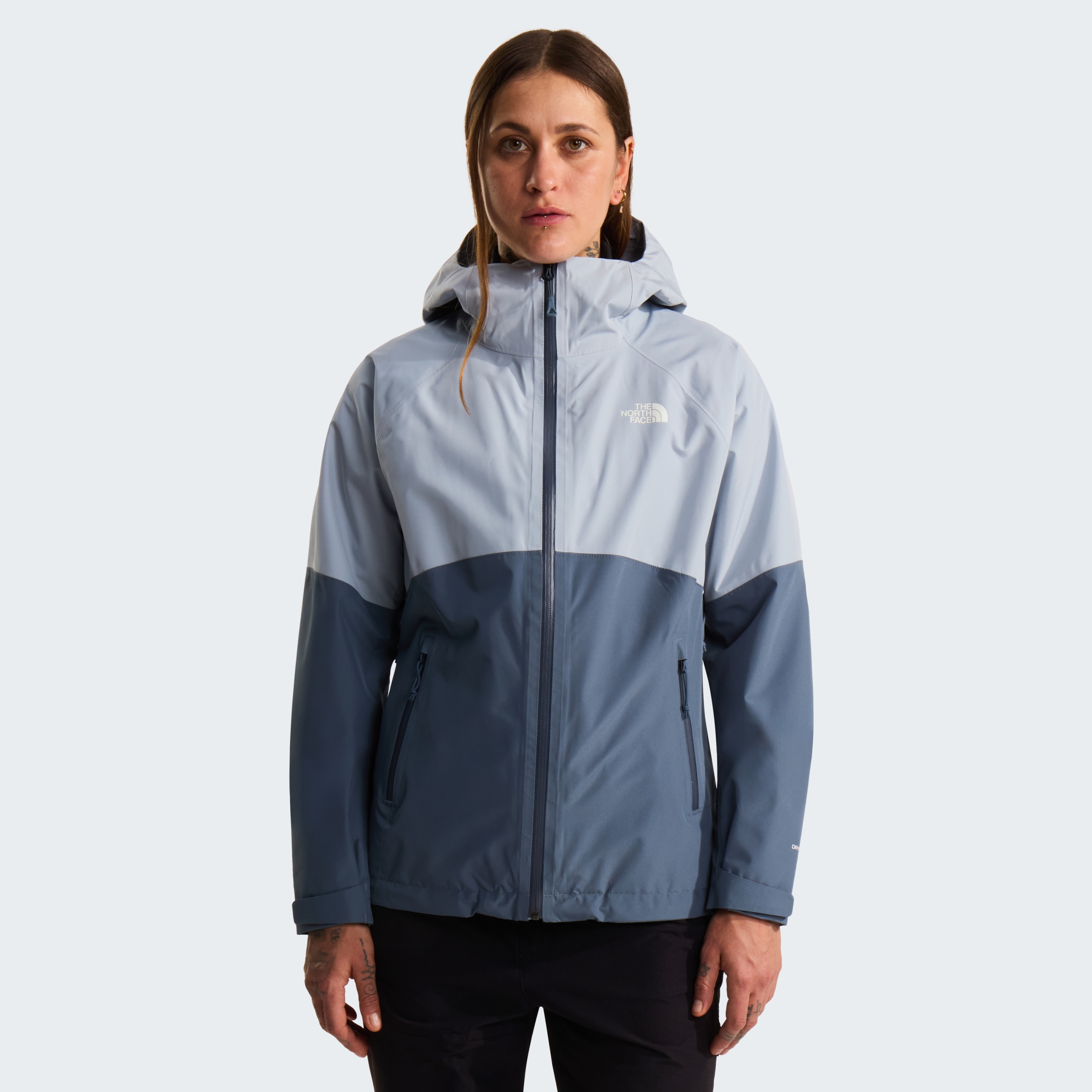 THE NORTH FACE W DIABLO DYNAMIC ZIP-IN JACKET FROST GREY/GRANITE GREY – Bild 3