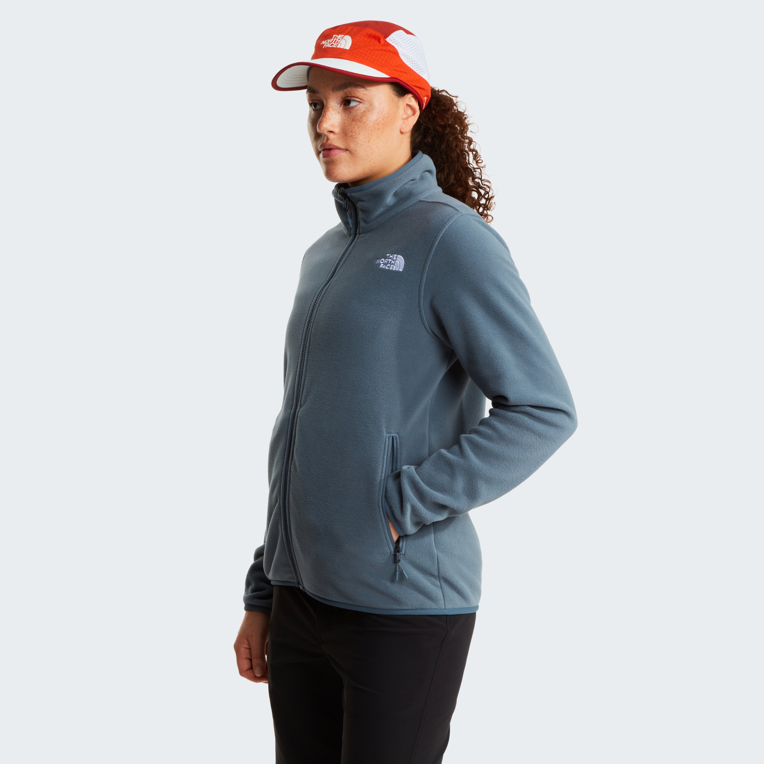 THE NORTH FACE W GLACIER FLEECE JACKET GRANITE GREY – Bild 3