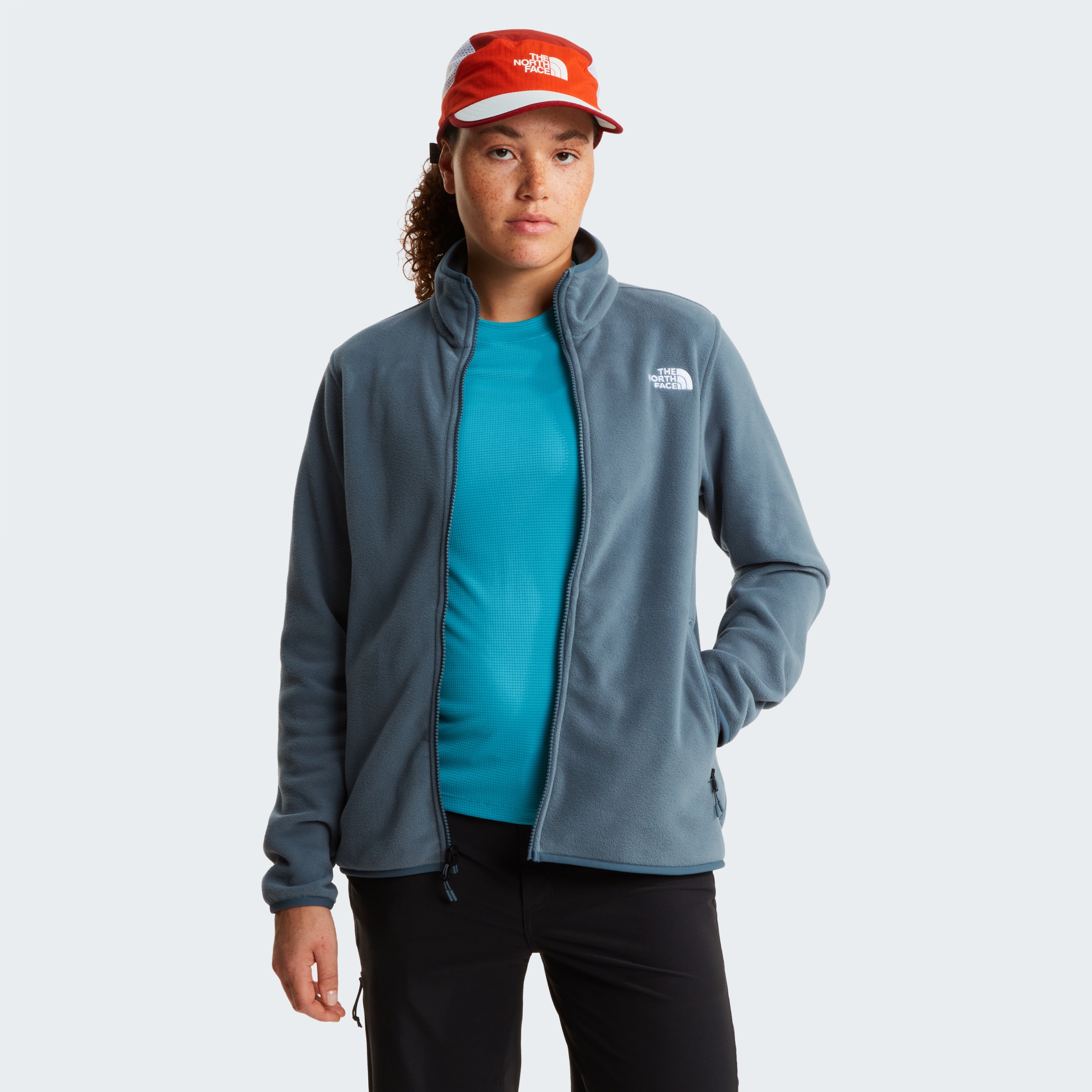 THE NORTH FACE W GLACIER FLEECE JACKET GRANITE GREY – Bild 7