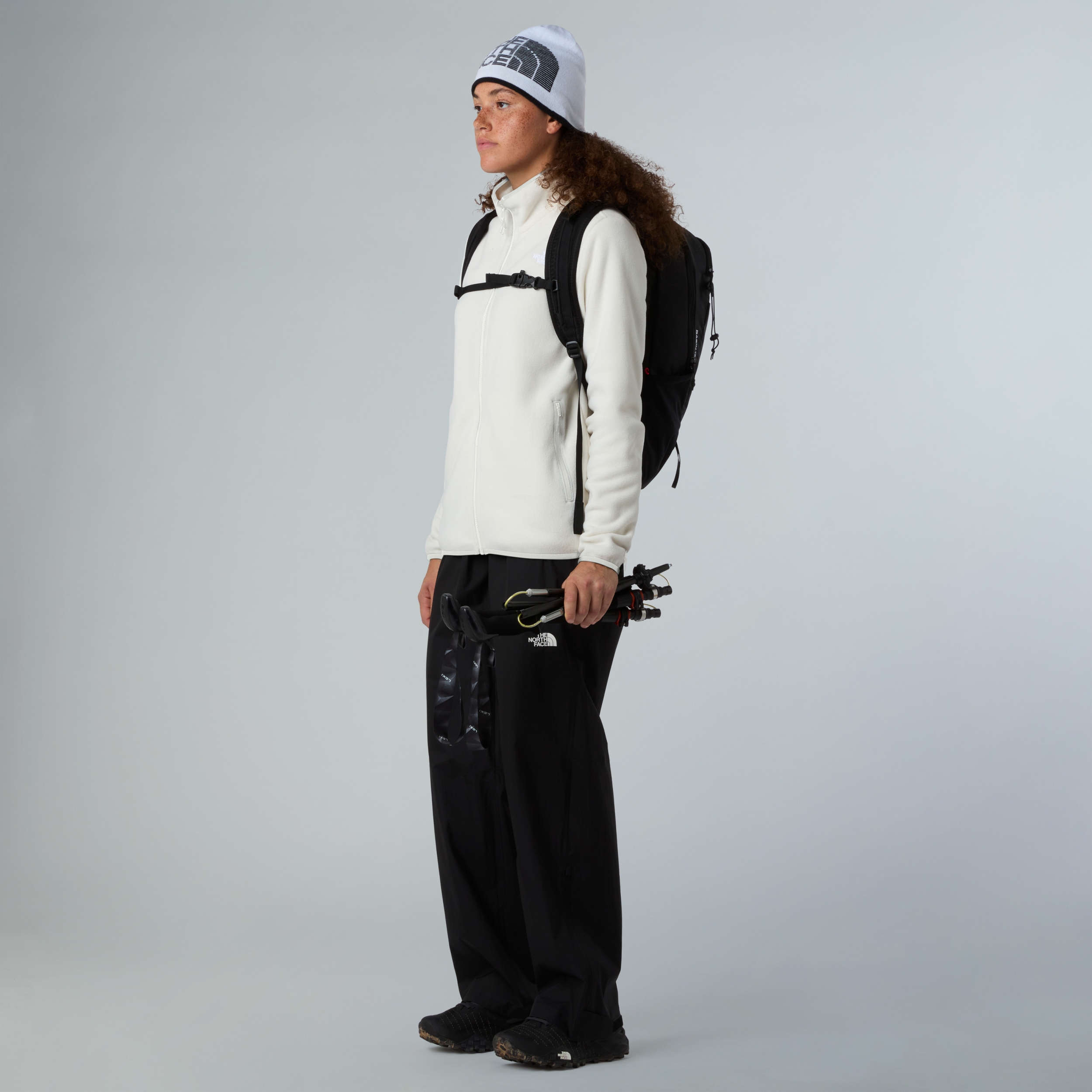 THE NORTH FACE W GLACIER FLEECE JACKET WHITE DUNE – Bild 3