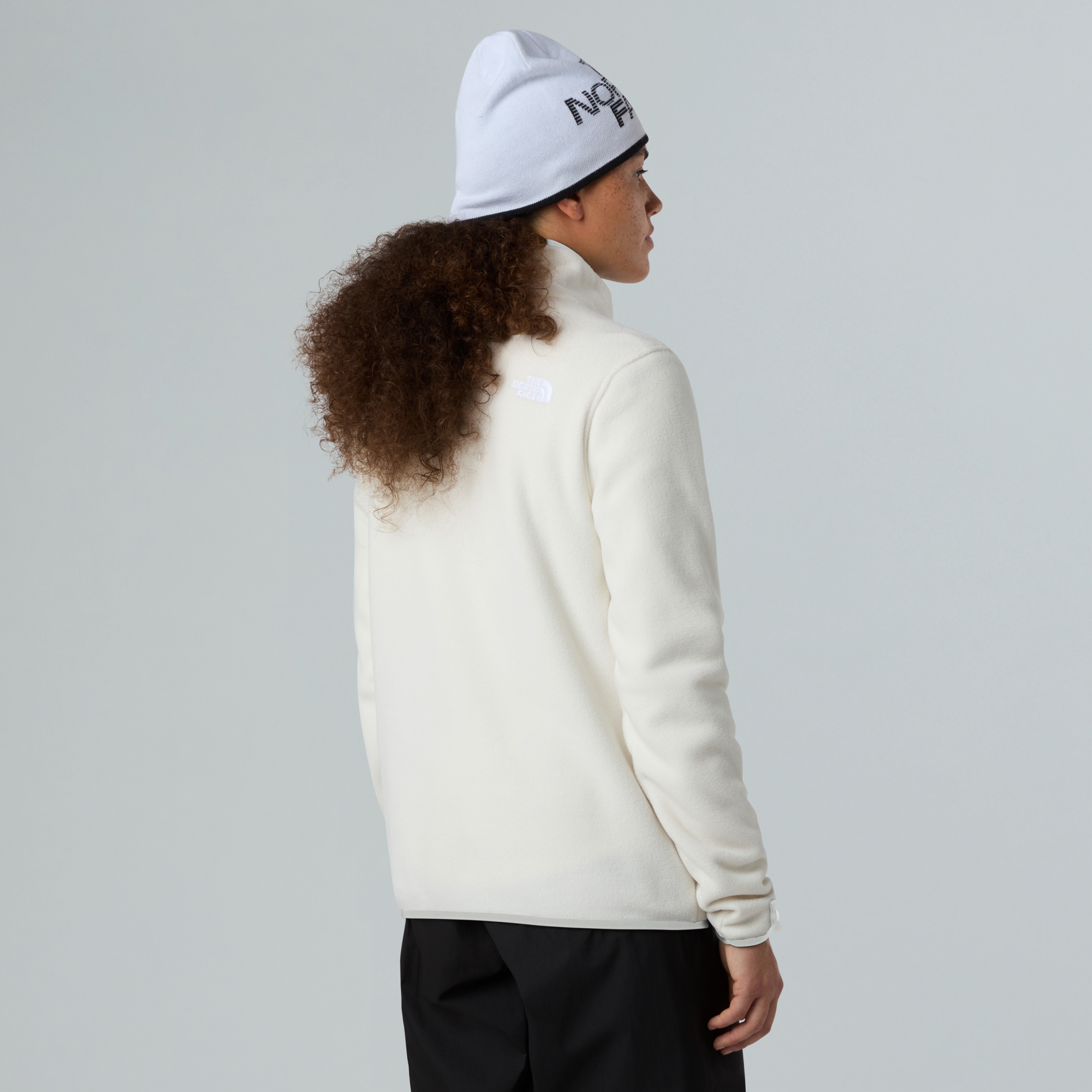 THE NORTH FACE W GLACIER FLEECE JACKET WHITE DUNE – Bild 4