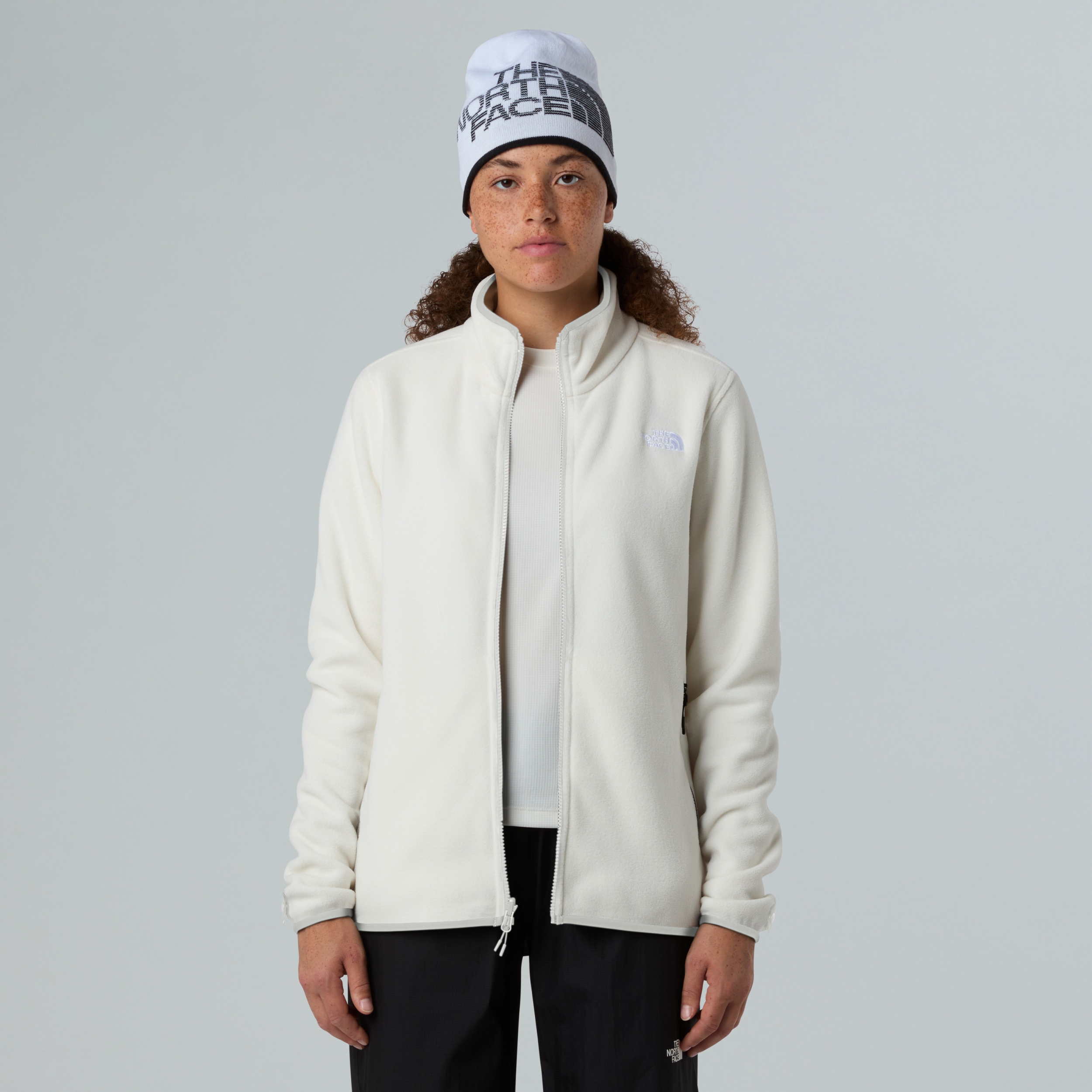 THE NORTH FACE W GLACIER FLEECE JACKET WHITE DUNE – Bild 5
