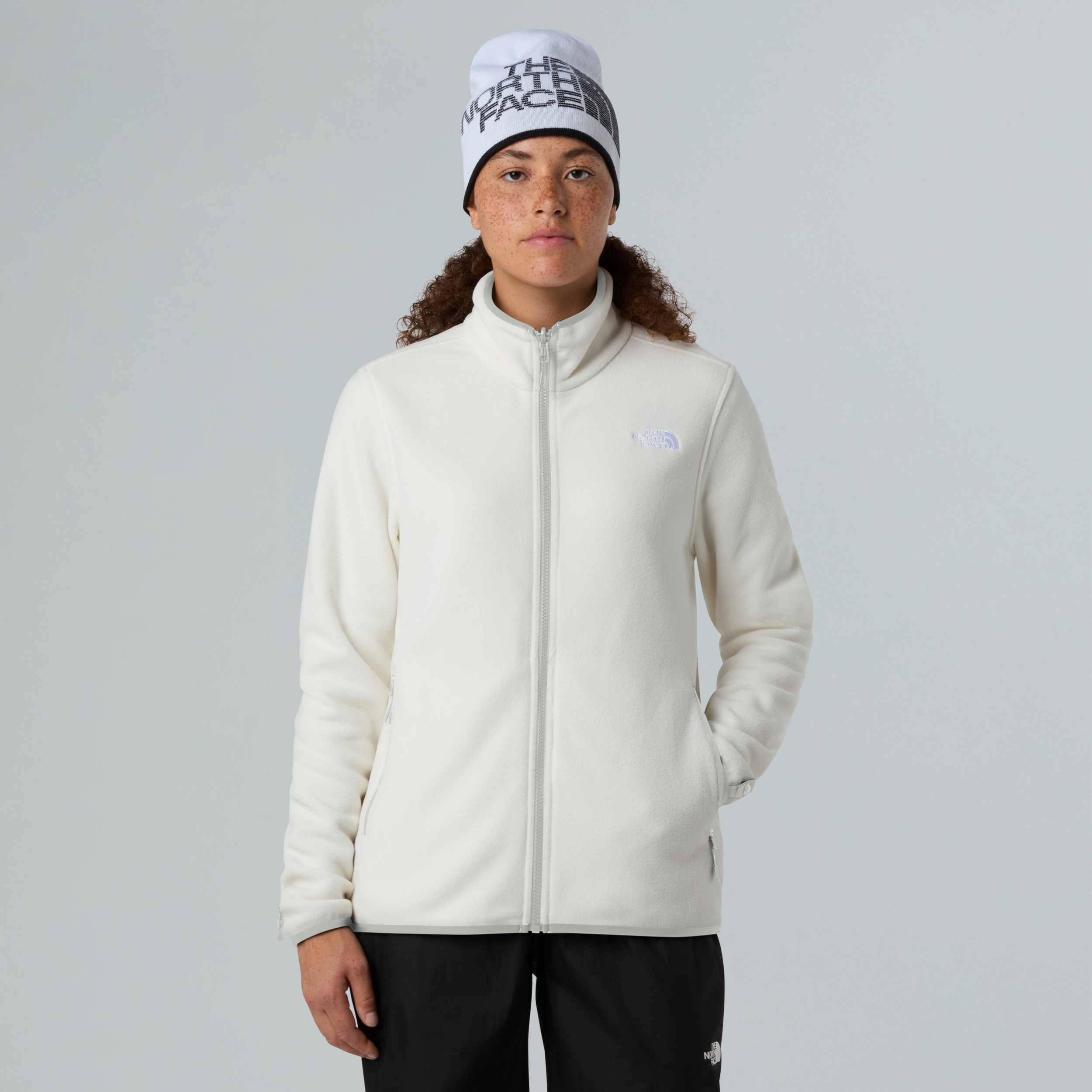 THE NORTH FACE W GLACIER FLEECE JACKET WHITE DUNE – Bild 6