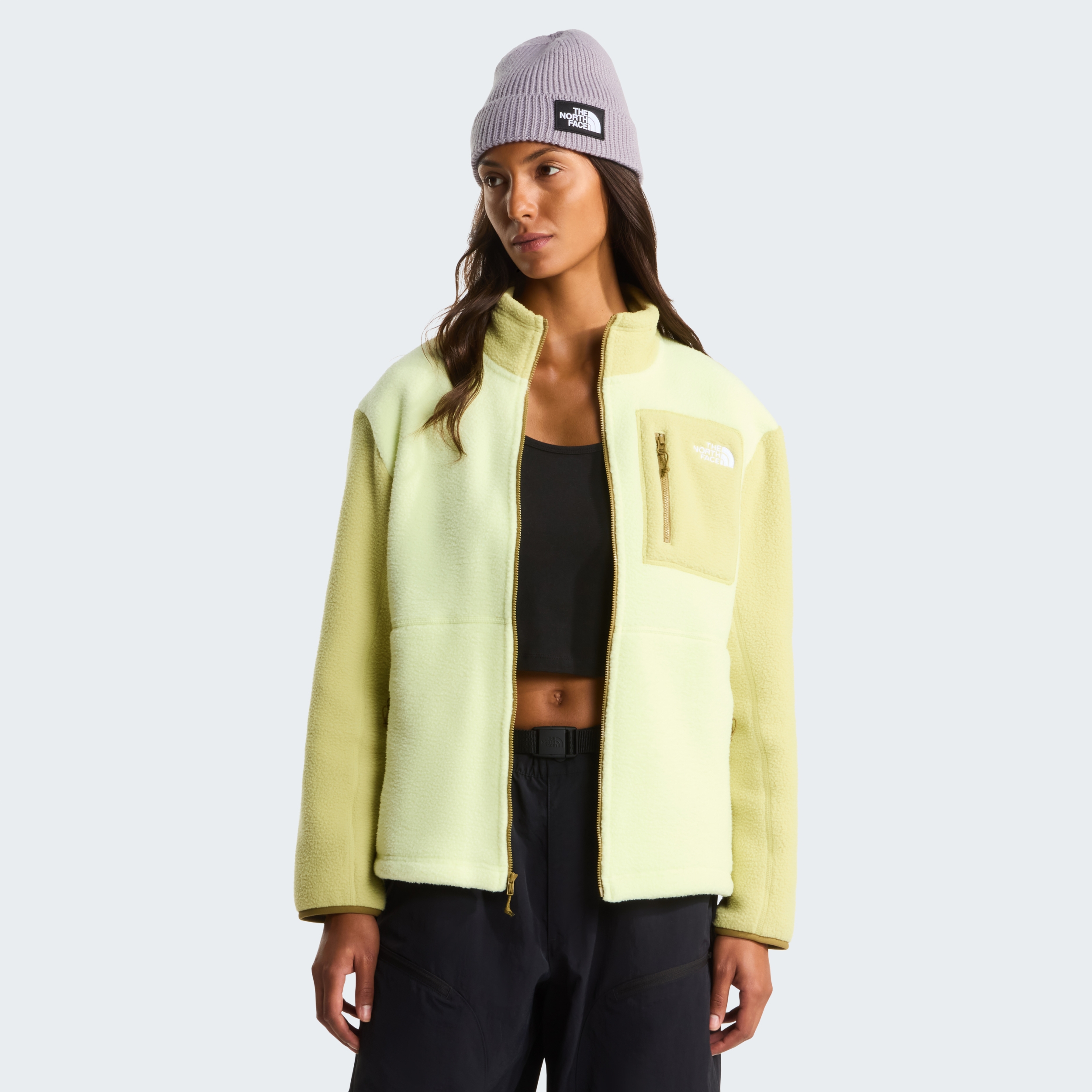 THE NORTH FACE W YUMIORI FULL ZIP LEMON MIST/PEAR/CEDAR – Bild 7