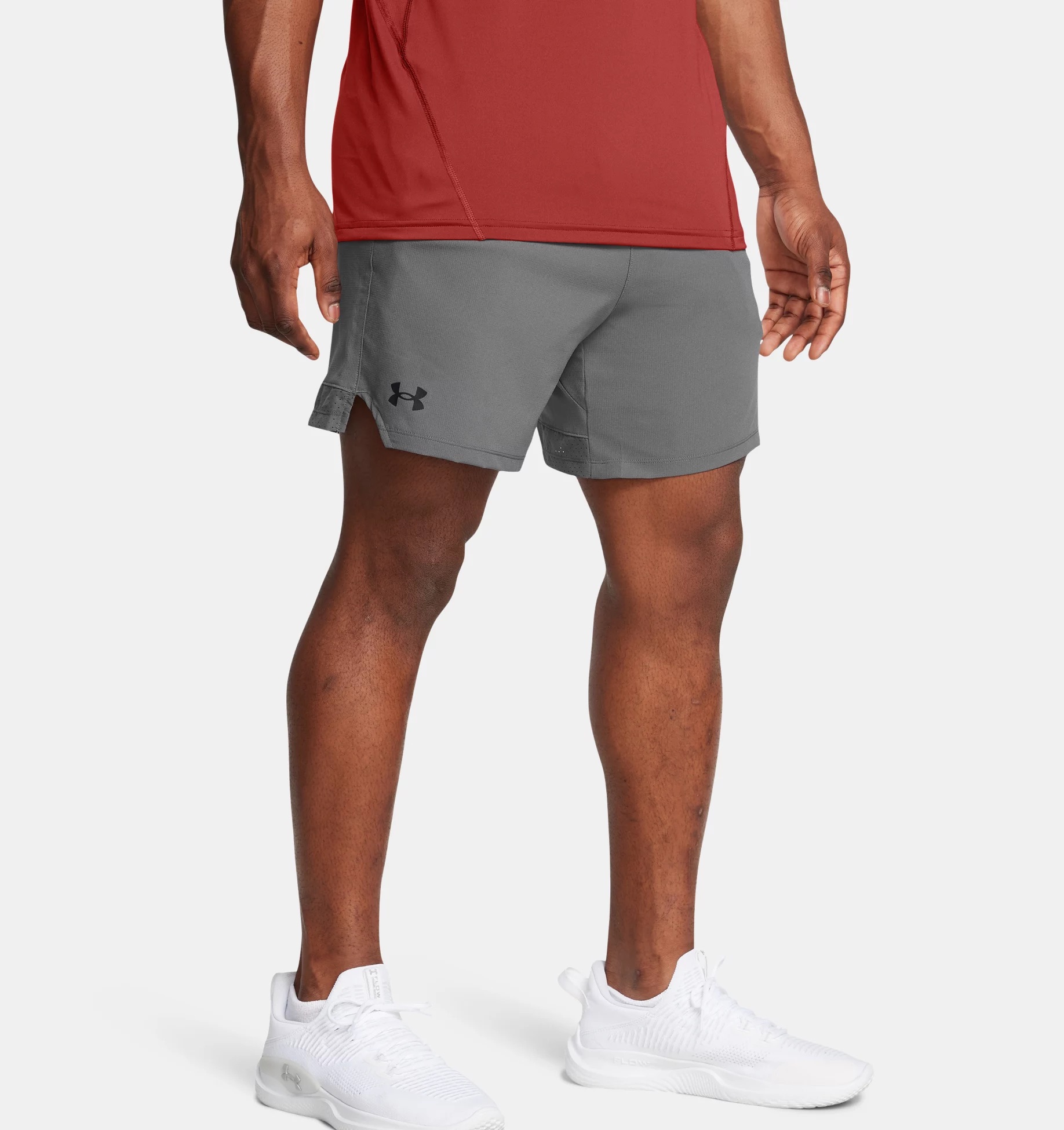 UNDER ARMOUR UA VANISH WOVEN 6IN SHORTS CASTLEROCK – Bild 3
