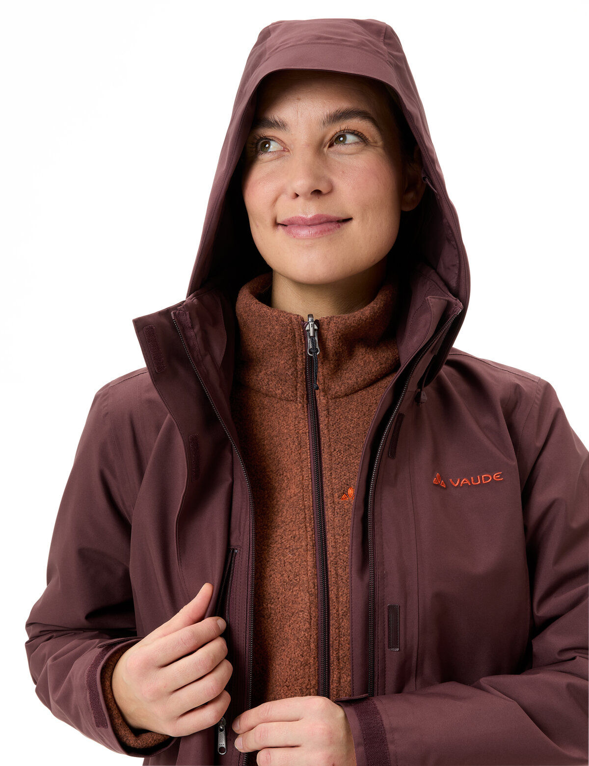 VAUDE Wo Idris 3in1 Parka IV DARK OAK – Bild 7