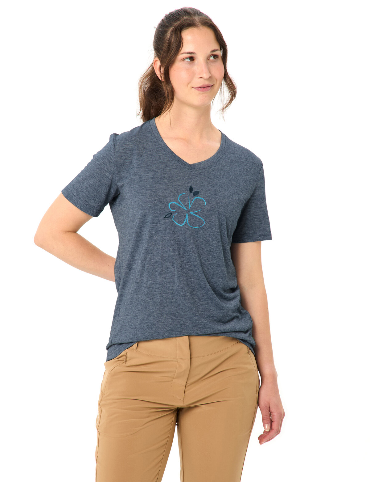 VAUDE Wo Skomer Print T-Shirt III DARK SEA UNI – Bild 7