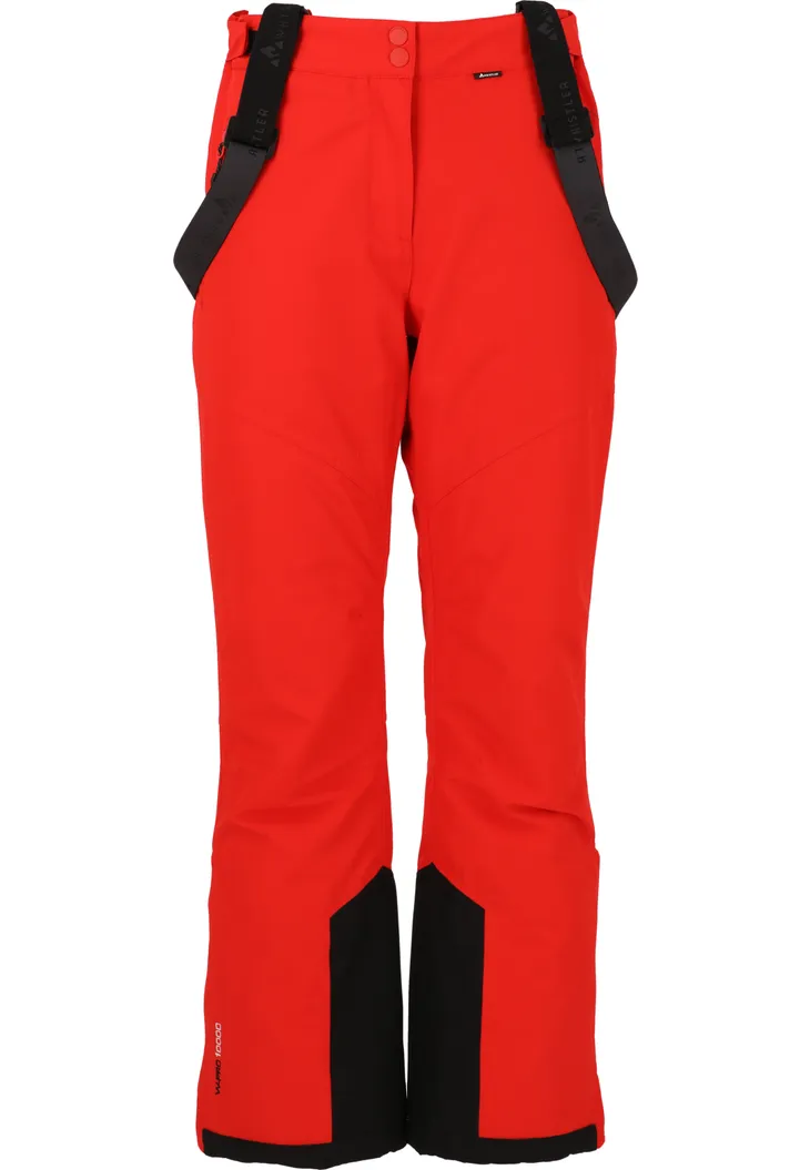 WHISTLER Drizzle Jr Ski Pant W-Pro 10000 RED ALERT