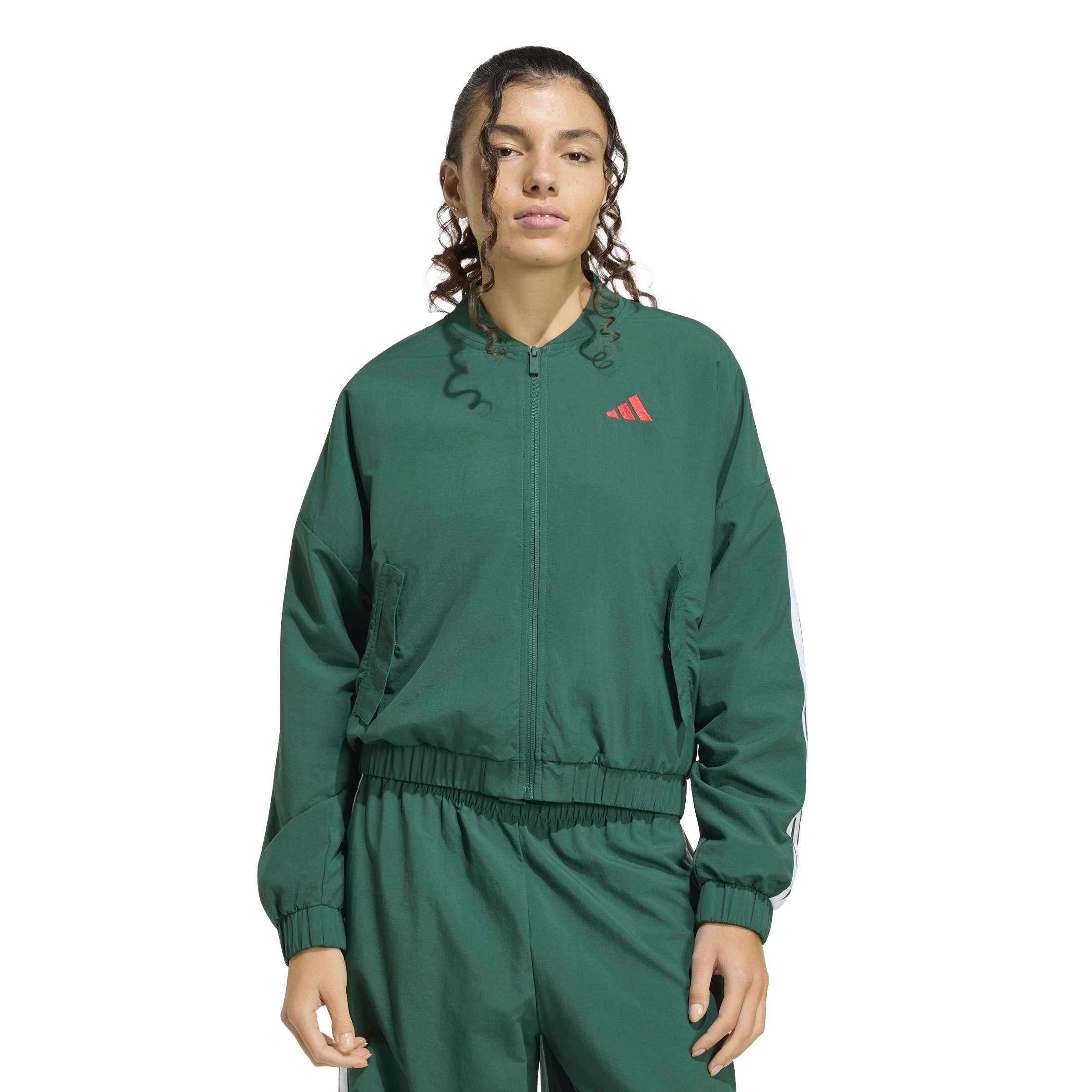 ADIDAS W 3S WV WB WC DRKGRN/WHITE – Bild 2