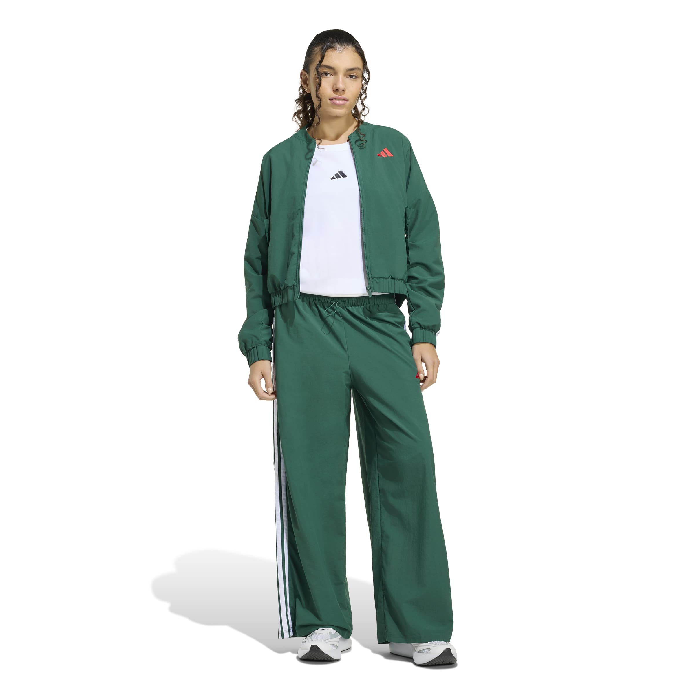 ADIDAS W 3S WV WB WC DRKGRN/WHITE – Bild 4