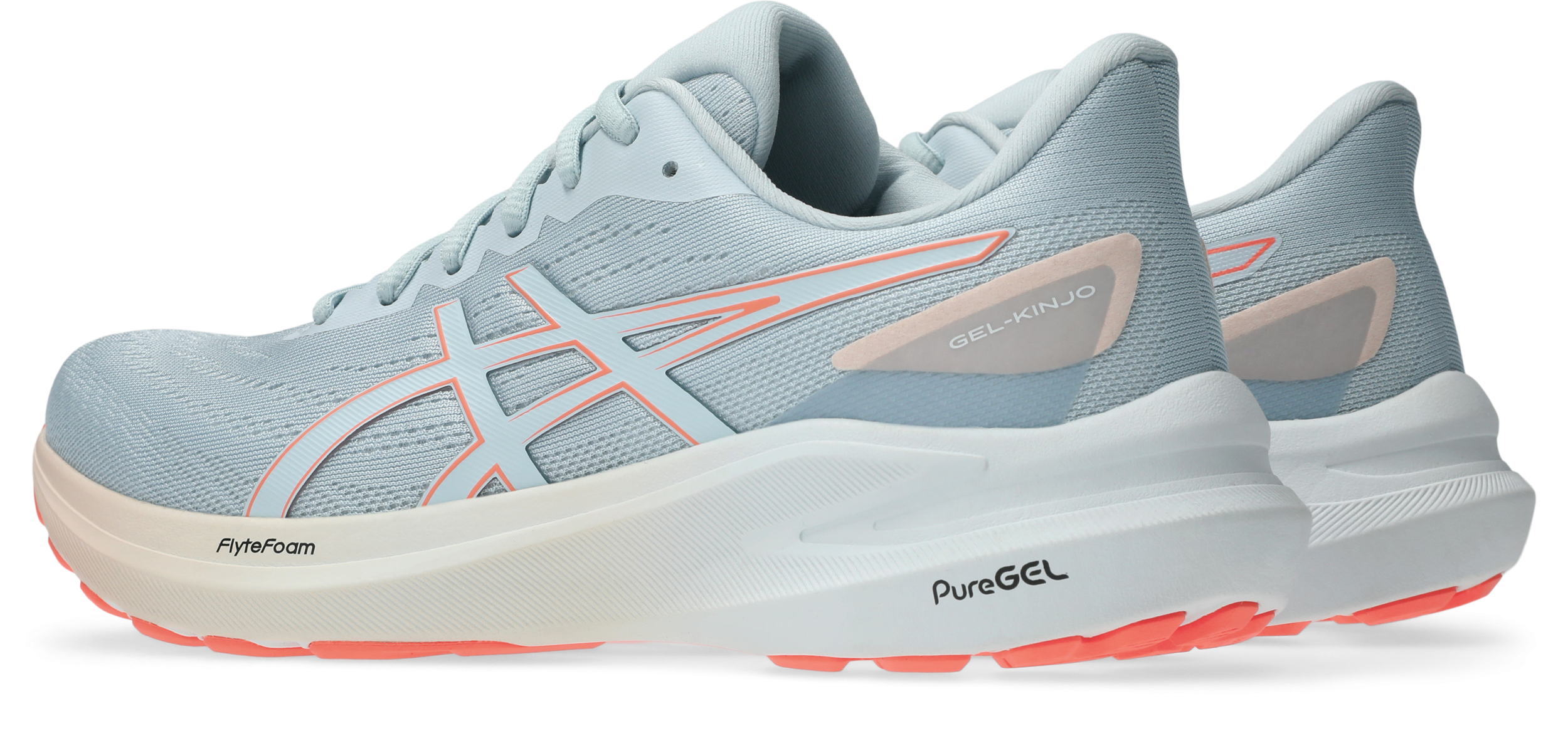 Asics GEL-KINJO 2 COOL GREY/SUN CORAL – Bild 6