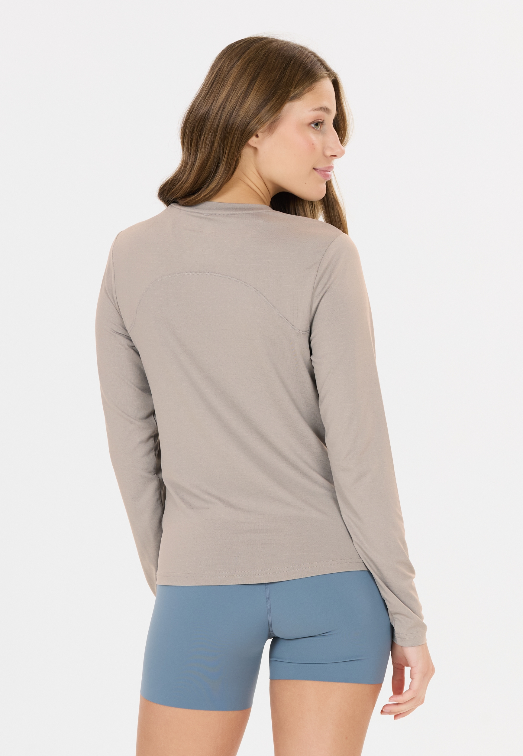 ATHLECIA Miwa W L/S Tee LIGHT HEATHER – Bild 4