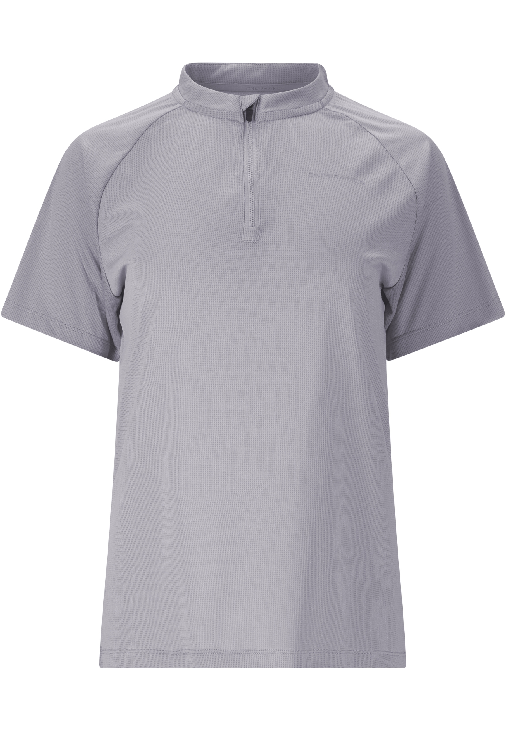 ENDURANCE Crow W Melange Cycling/MTB S/S Shirt LILAC GRAY