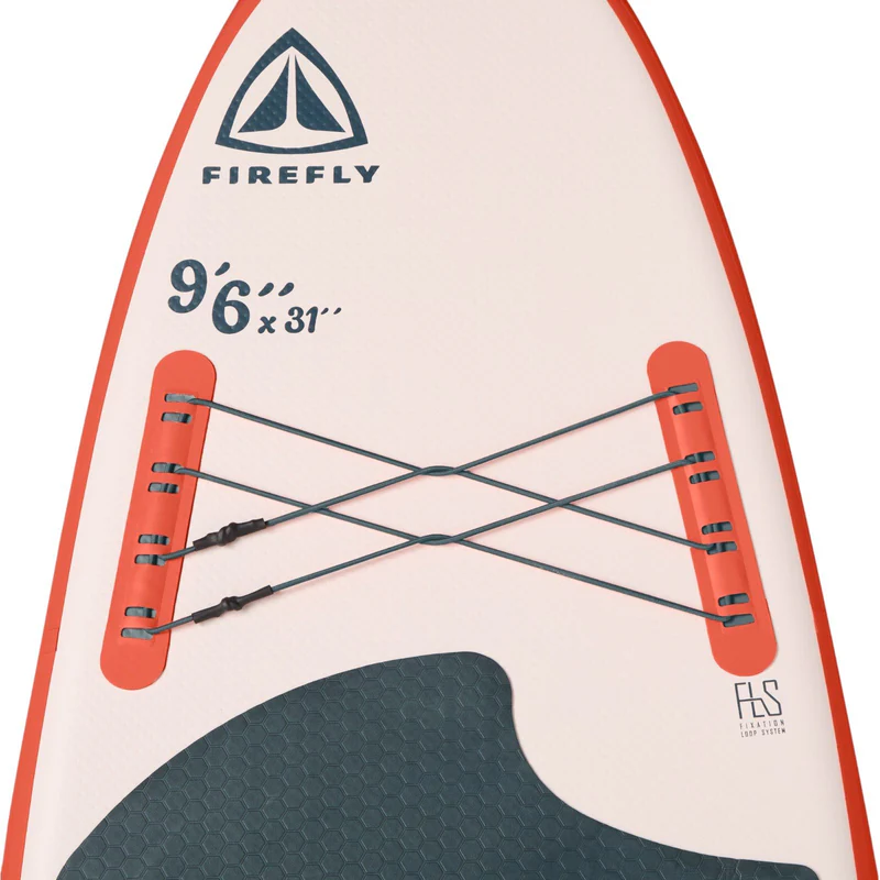 FIREFLY SUP-Board iSUP 1.0 I 9 6 BEIGE/BLUE DARK/RED – Bild 3