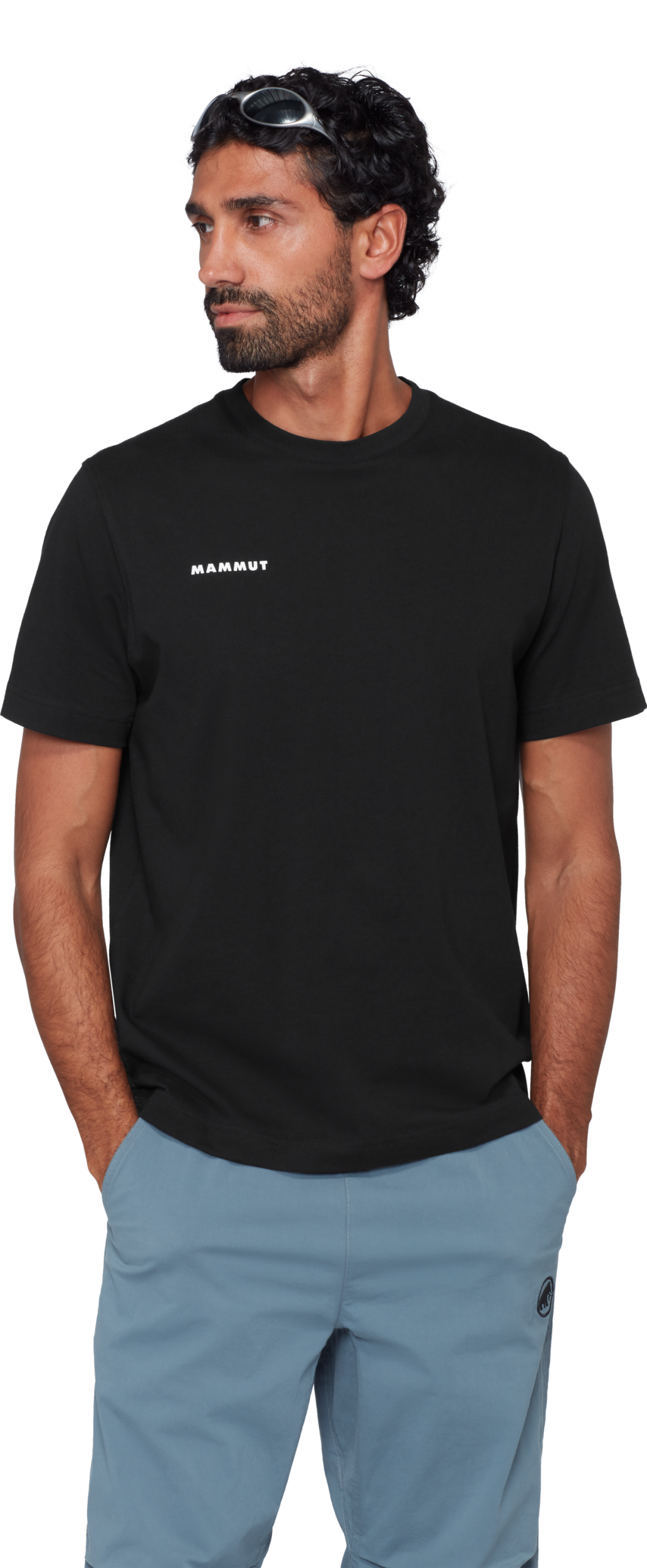 MAMMUT Mammut Base T-Shirt Men Mini Logo BLACK – Bild 2