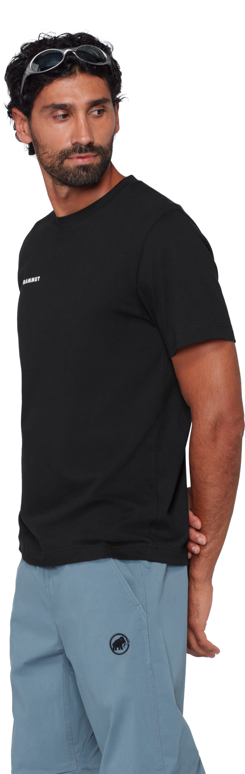 MAMMUT Mammut Base T-Shirt Men Mini Logo BLACK – Bild 4