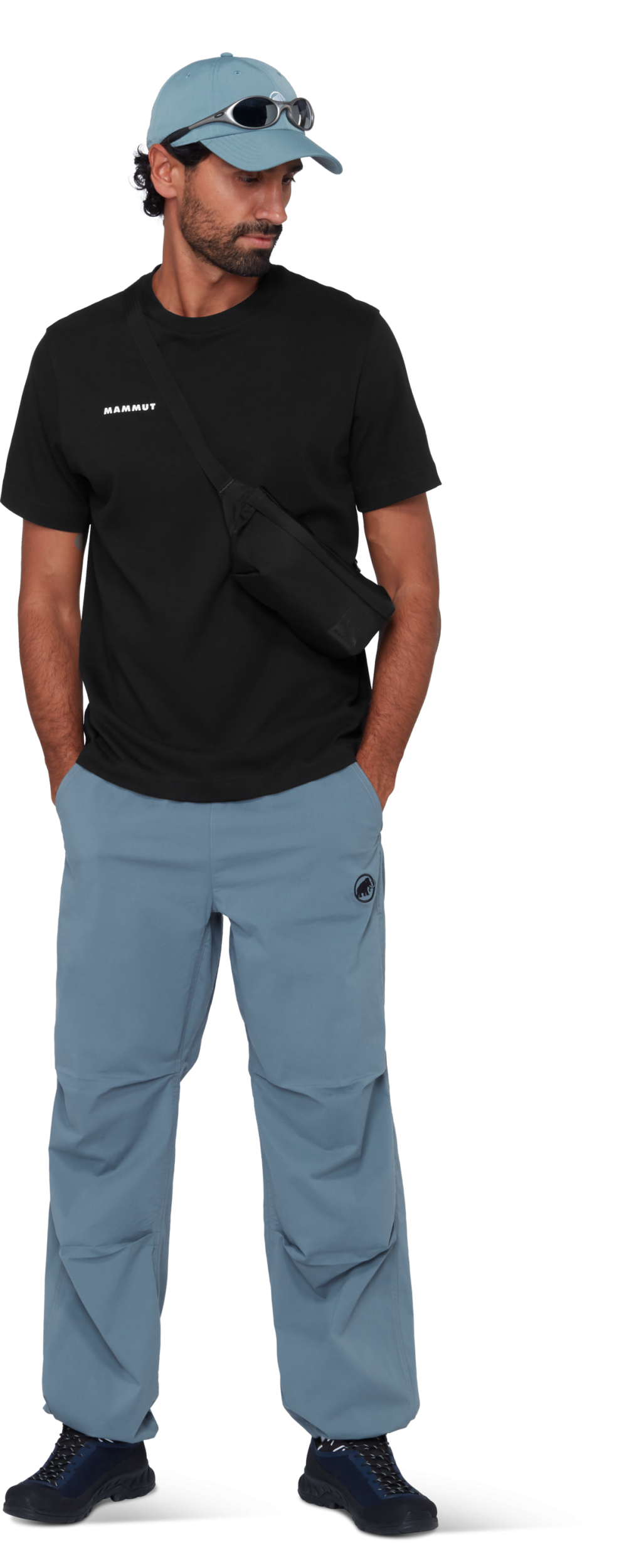 MAMMUT Mammut Base T-Shirt Men Mini Logo BLACK – Bild 5