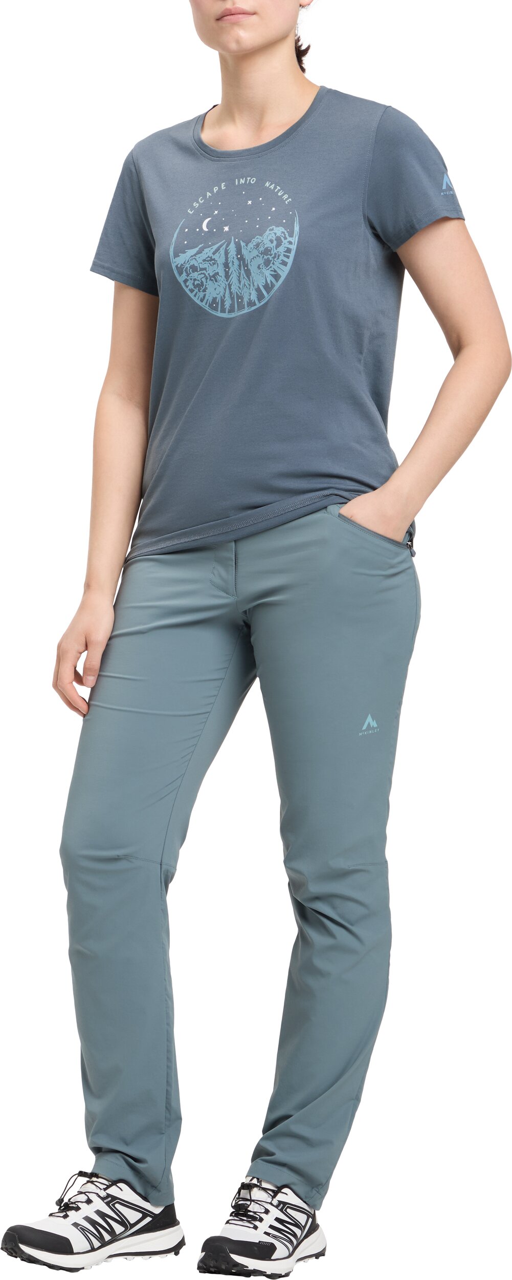 McKINLEY Da.-T-Shirt Galla III W BLUE PETROL – Bild 2