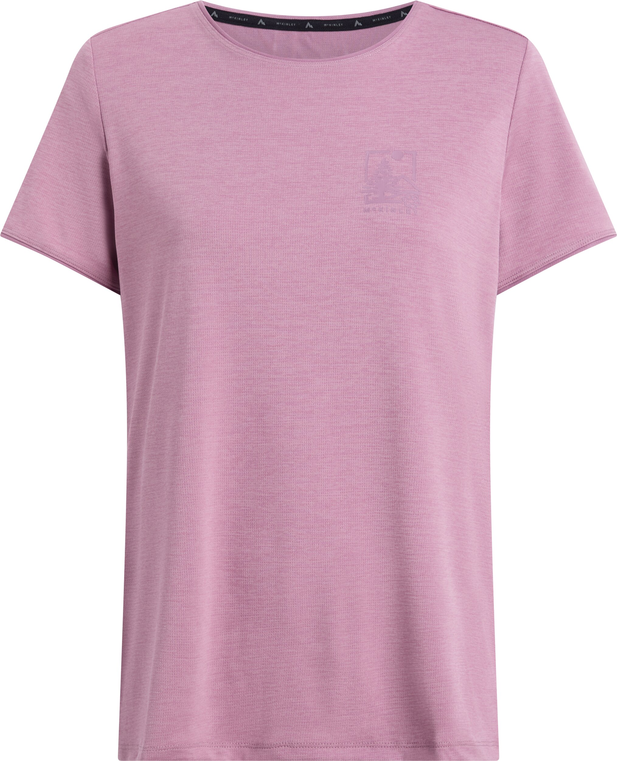 McKINLEY Da.-T-Shirt Hunu II W MELANGE/ROSE DARK/VI