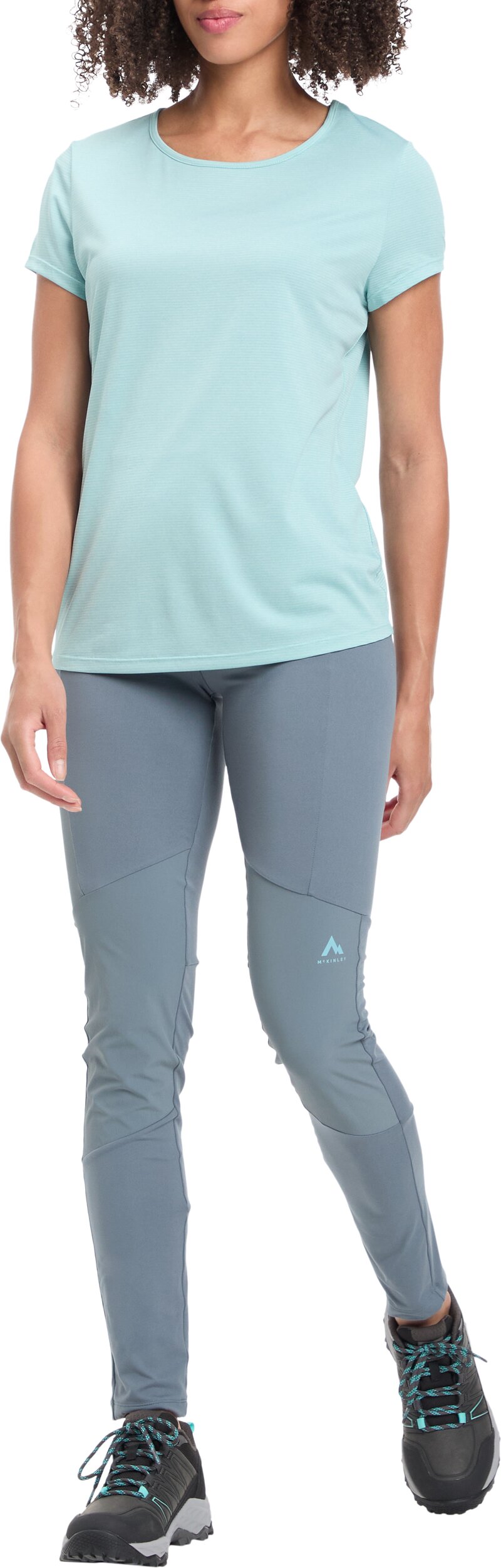 McKINLEY Da.-T-Shirt Lele II W MELANGE/MINT – Bild 2