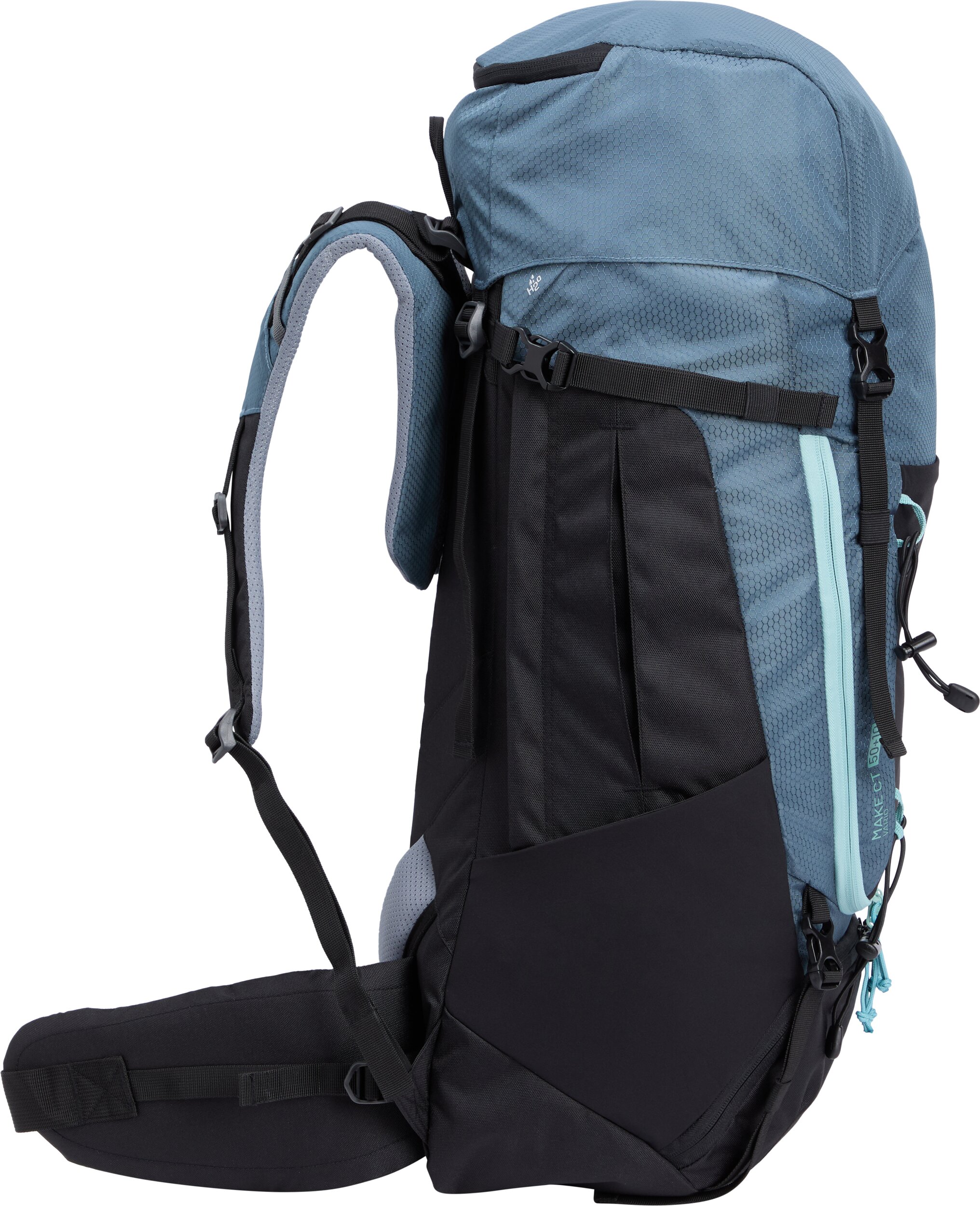 McKINLEY Da.-Trek-Rucksack Make II CT 50W+10 Vari BLUE PETROL/BLACK NI – Bild 3