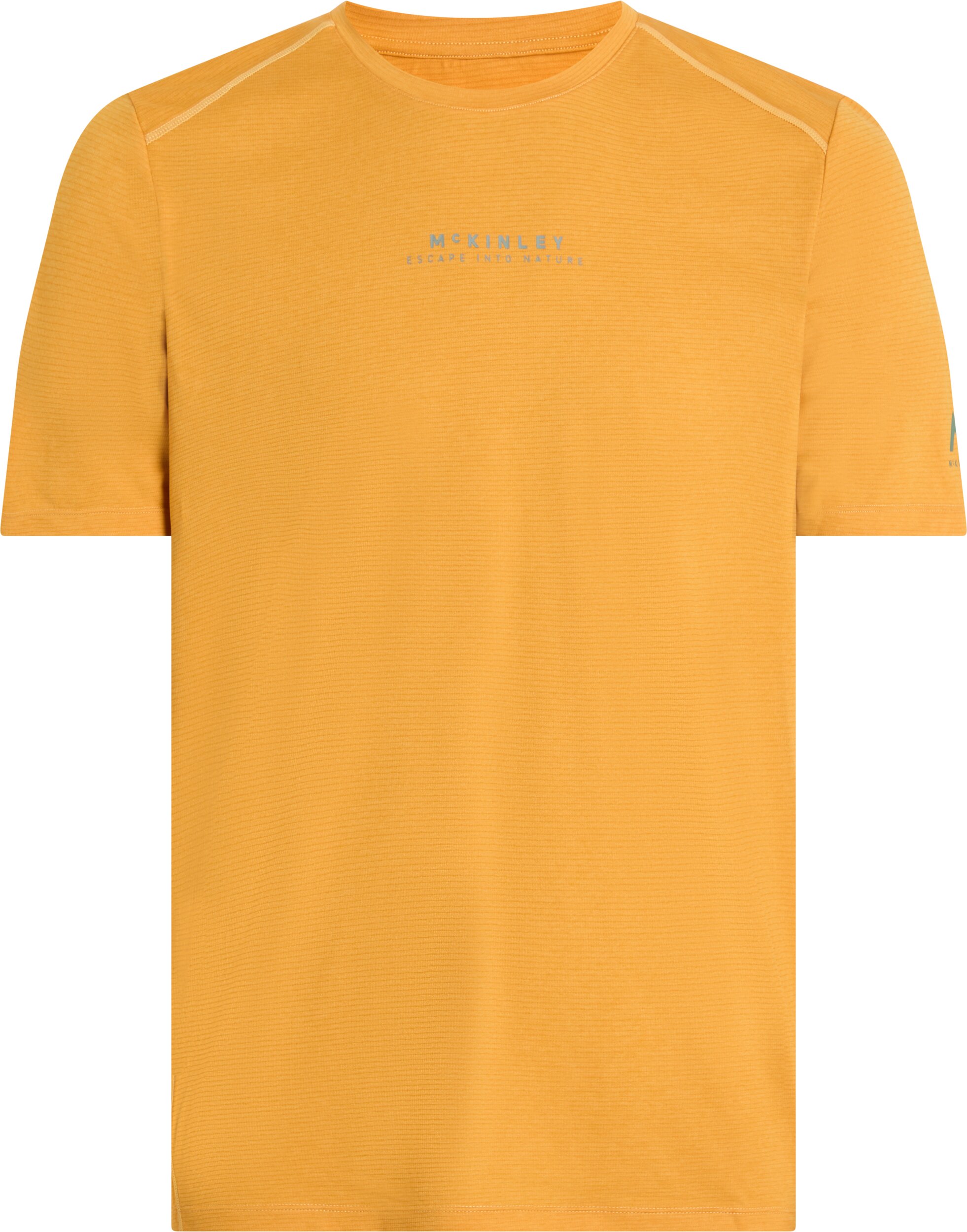 McKINLEY He.-T-Shirt Lele IV M MELANGE/YELLOW DARK