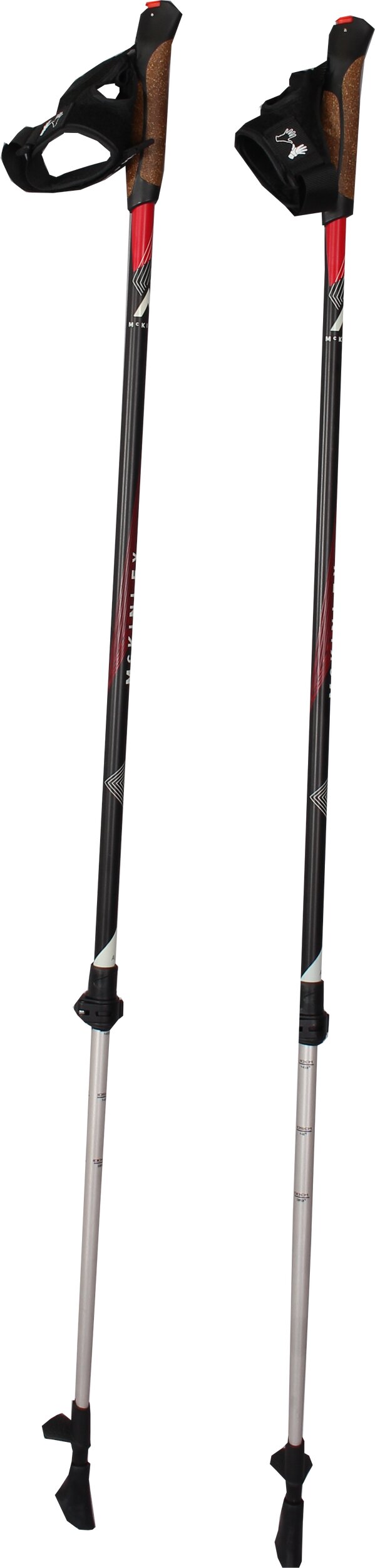 McKINLEY NW-Stock Impulse Adj. ALU I RED/BLACK NIGHT/GREY – Bild 2