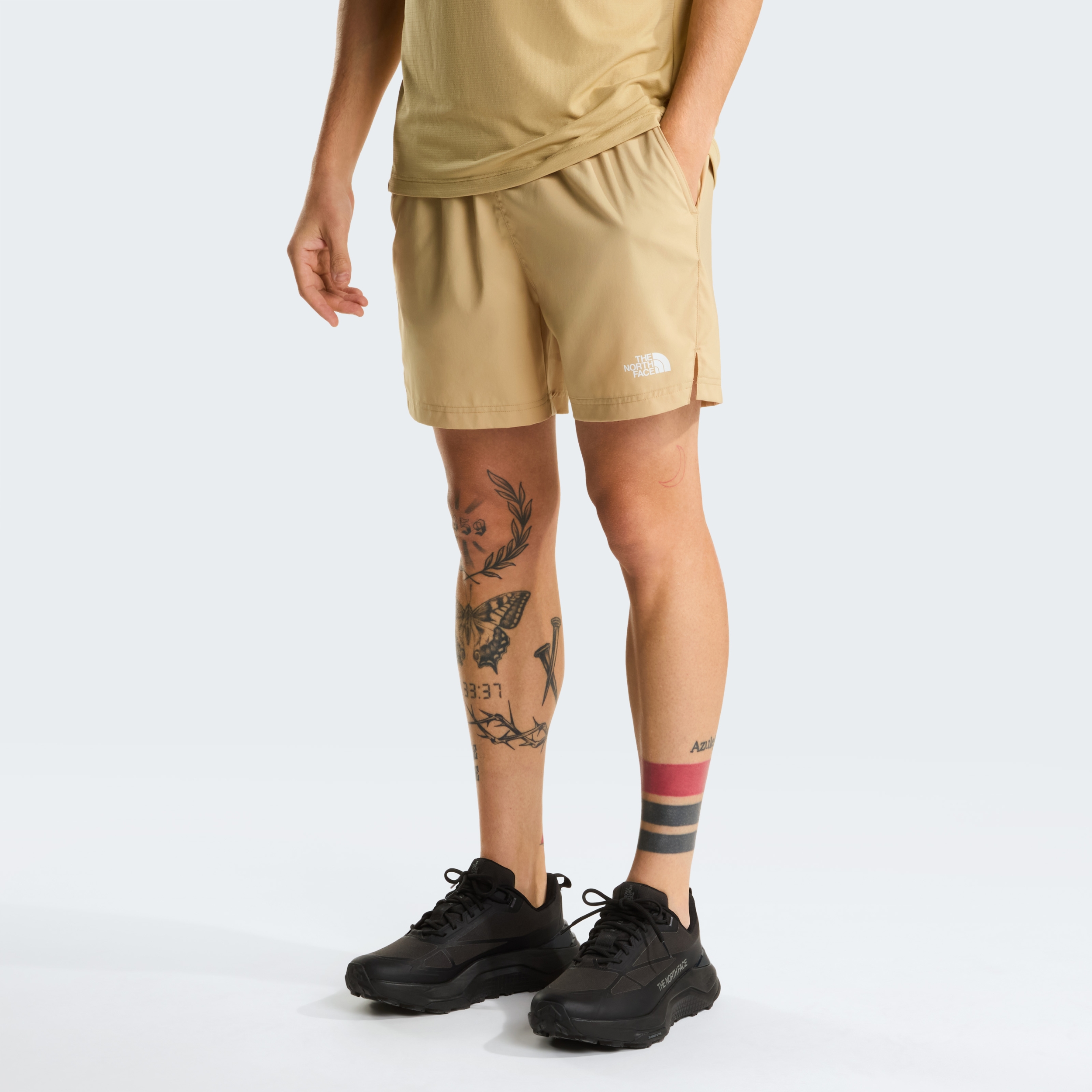 THE NORTH FACE M 24/7 5 SHORTS KHAKI STONE – Bild 3
