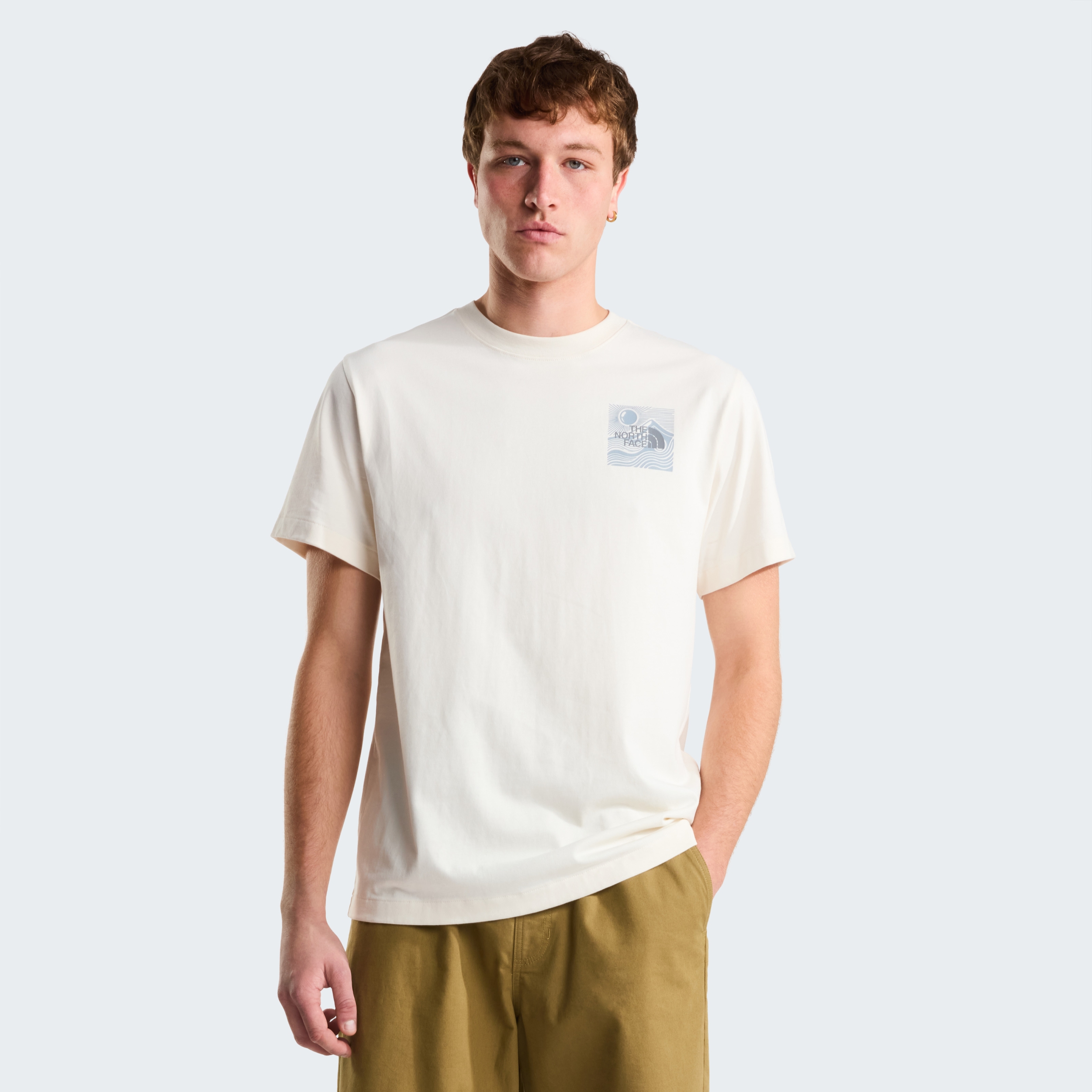 THE NORTH FACE M MOUNTAIN ESCAPE RELAXED SHORT SLEEVE T WHITE DUNE – Bild 4