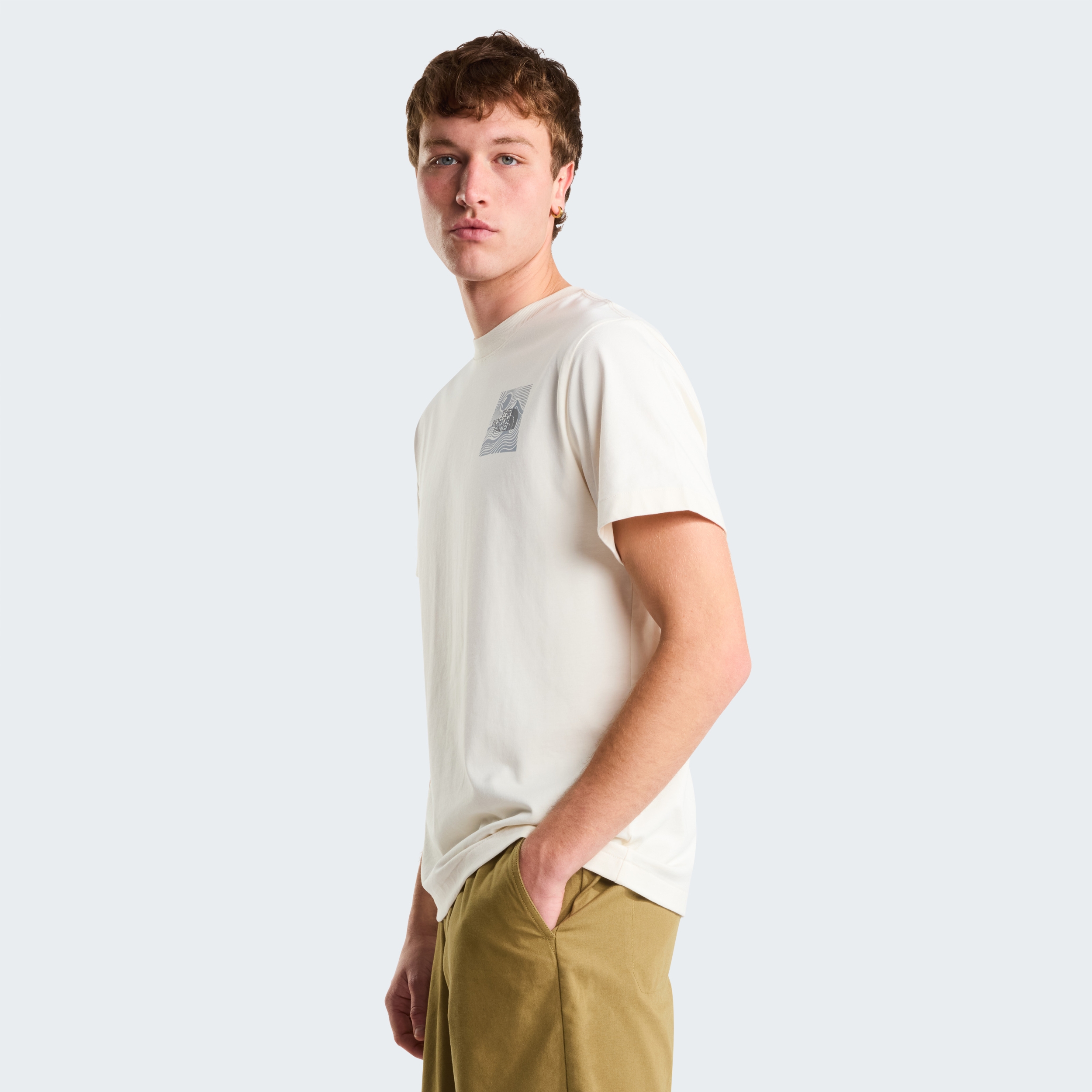 THE NORTH FACE M MOUNTAIN ESCAPE RELAXED SHORT SLEEVE T WHITE DUNE – Bild 6