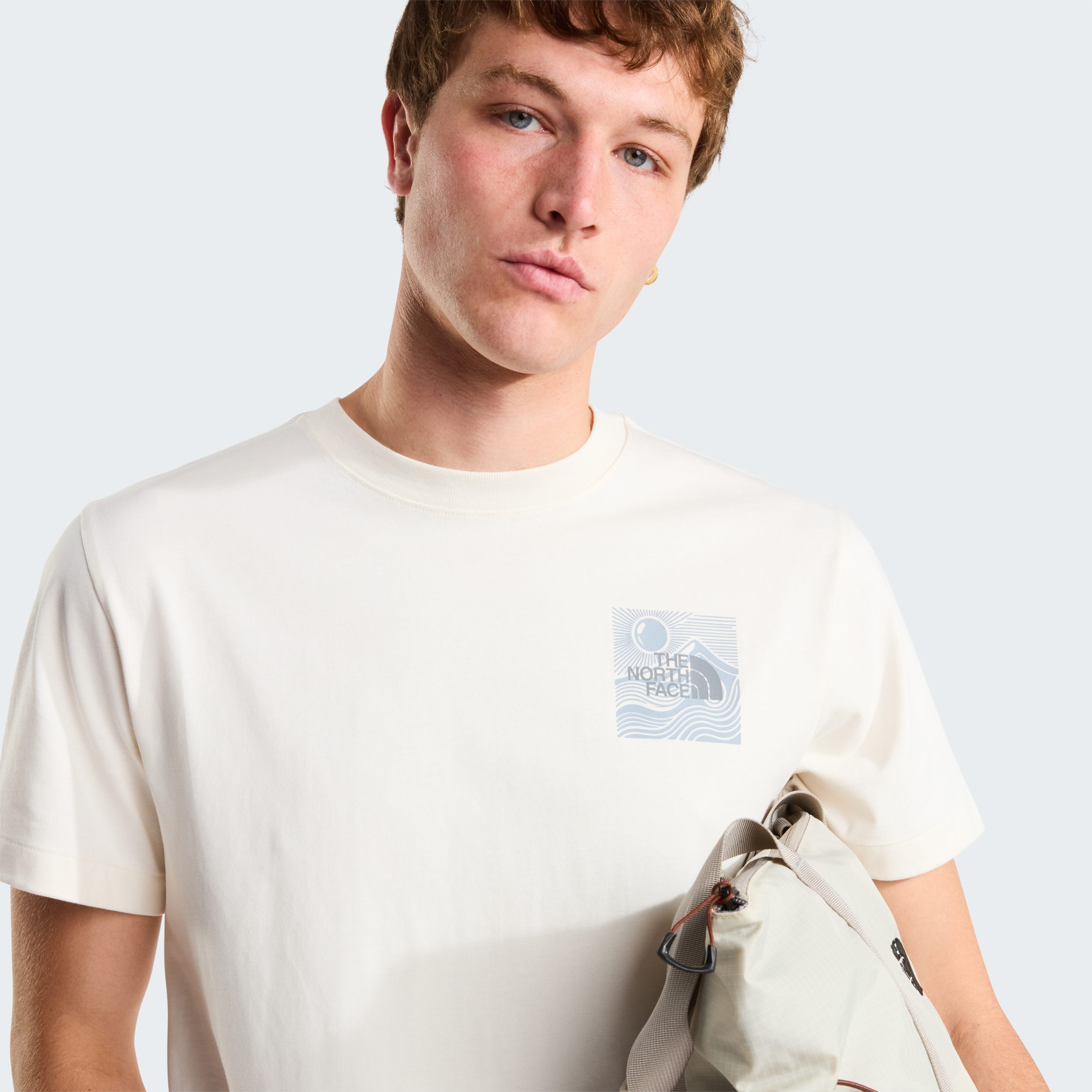 THE NORTH FACE M MOUNTAIN ESCAPE RELAXED SHORT SLEEVE T WHITE DUNE – Bild 7